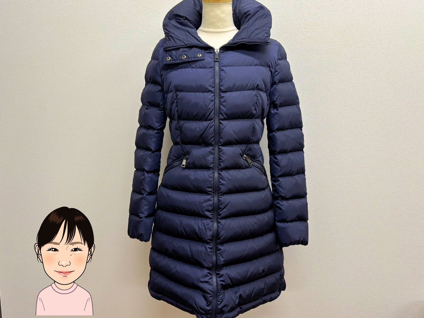 MONCLER 【モンクレール】 ロングダウンコート FLAMMETTE 画像1