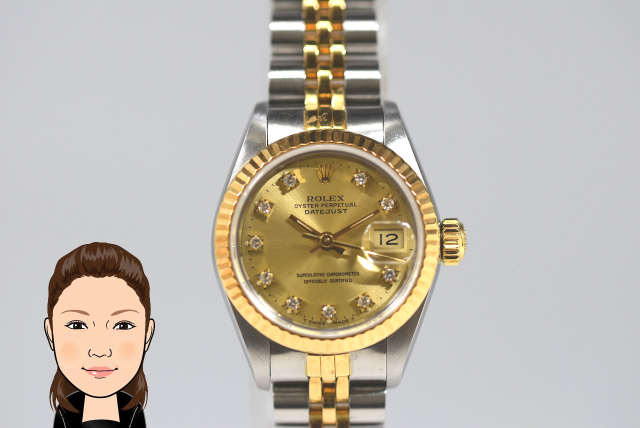 ROLEX 【ロレックス】 デイトジャスト 69173G シャンパン 画像1