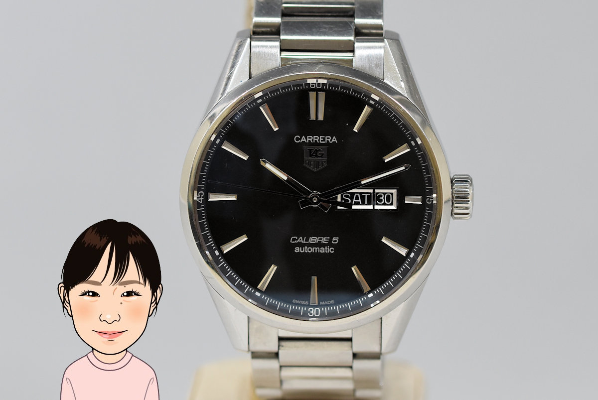 TAG HEUER 【タグホイヤー】 カレラ キャリバー5 デイデイト WAR201A-1 画像1