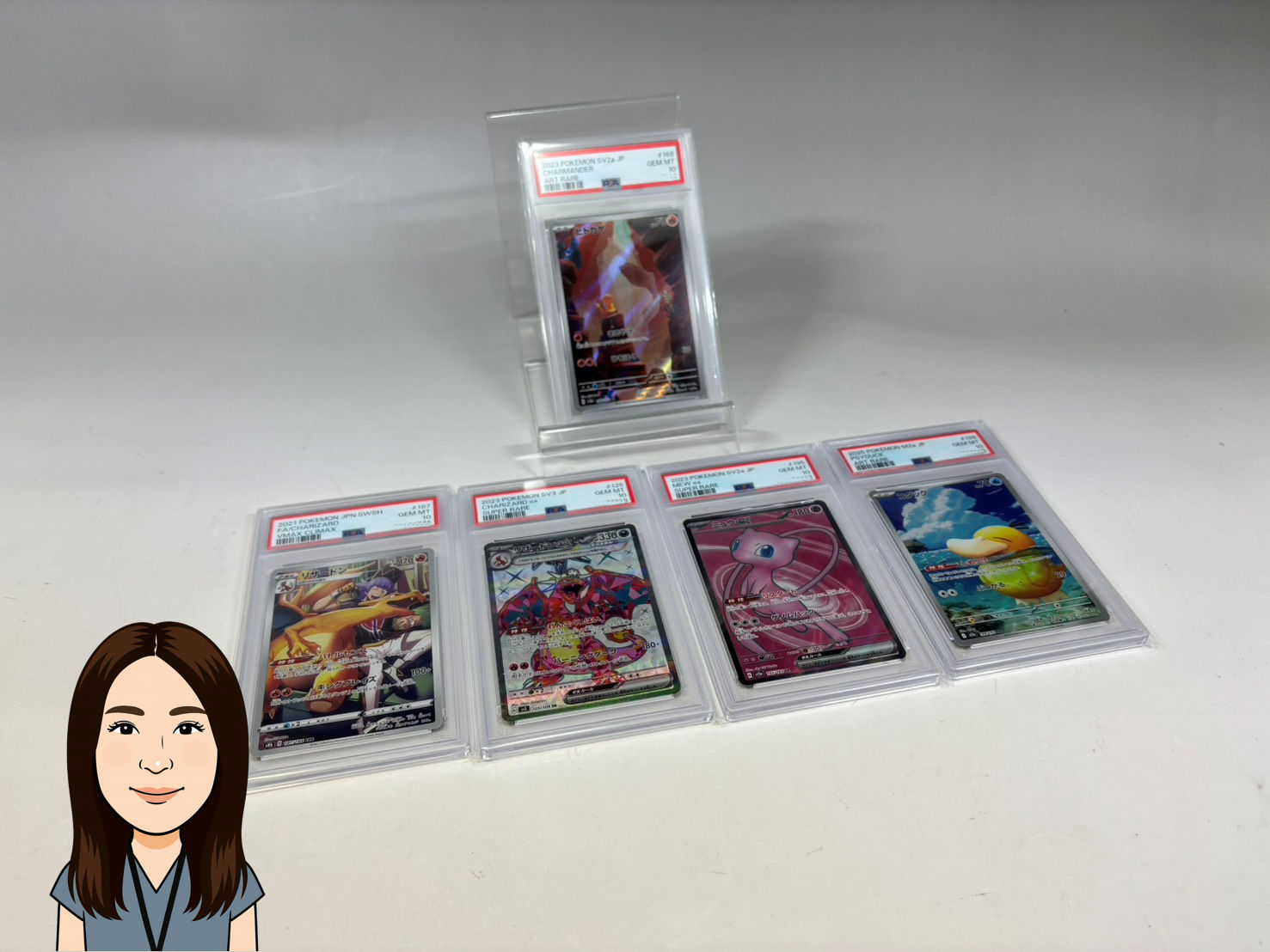 Pokemon Card【ポケモンカード】ヒトカゲ リザードン リザードンex ミュウex コダック 画像1