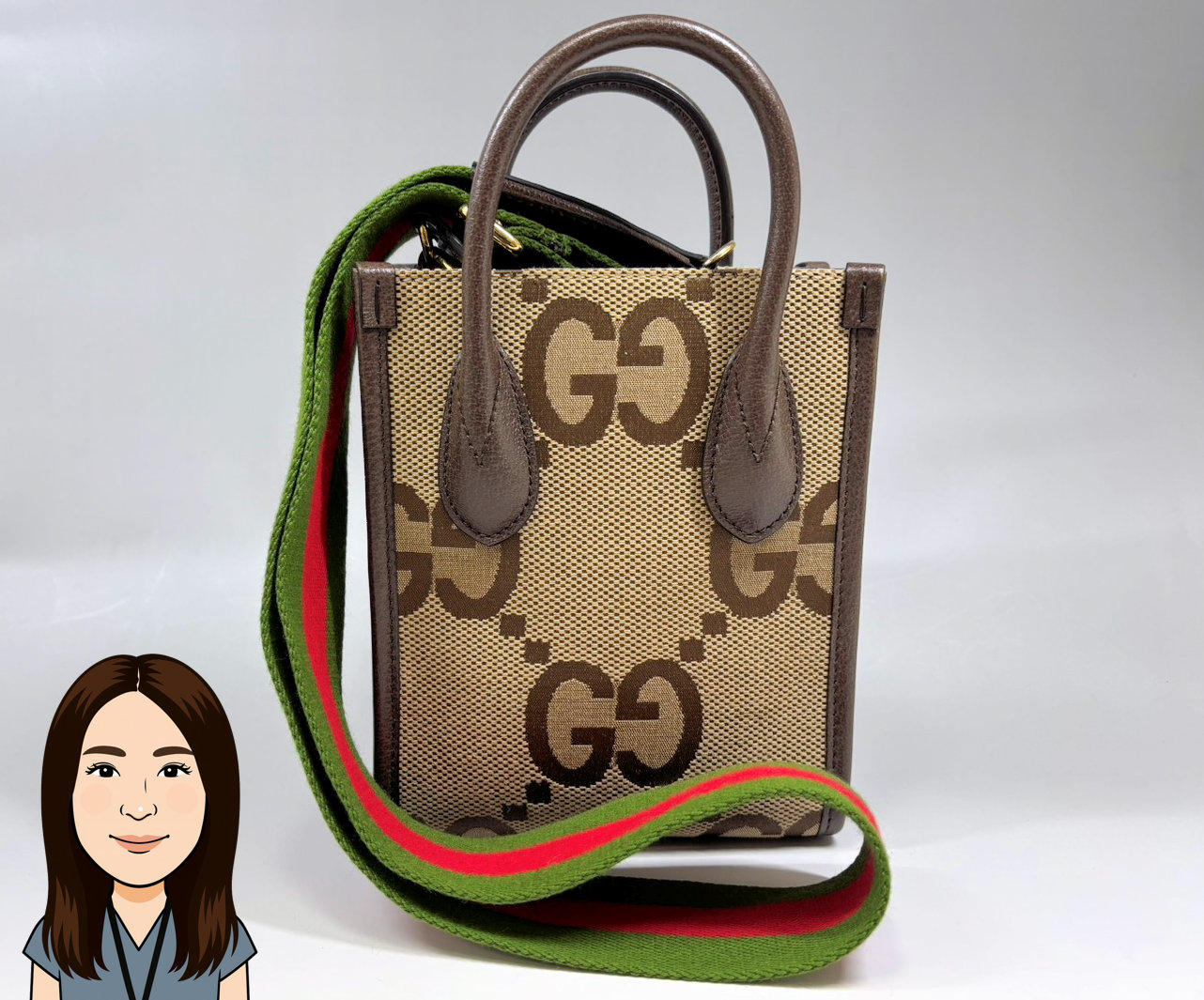 GUCCI 【グッチ】 ジャンボGG 2WAYハンドバッグ 画像1