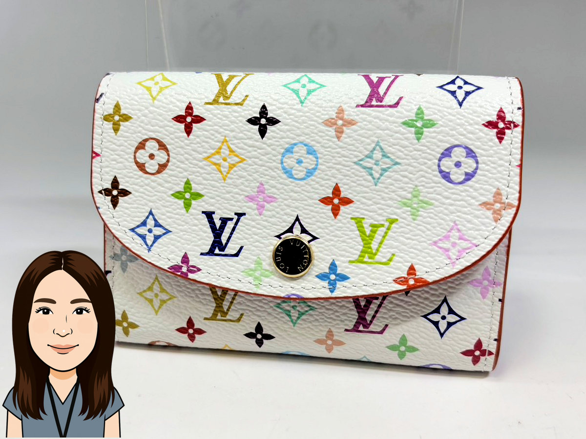 LOUIS VUITTON 【ルイヴィトン】 モノグラム マルチカラー ポルトモネ･ロザリ 村上隆 画像1