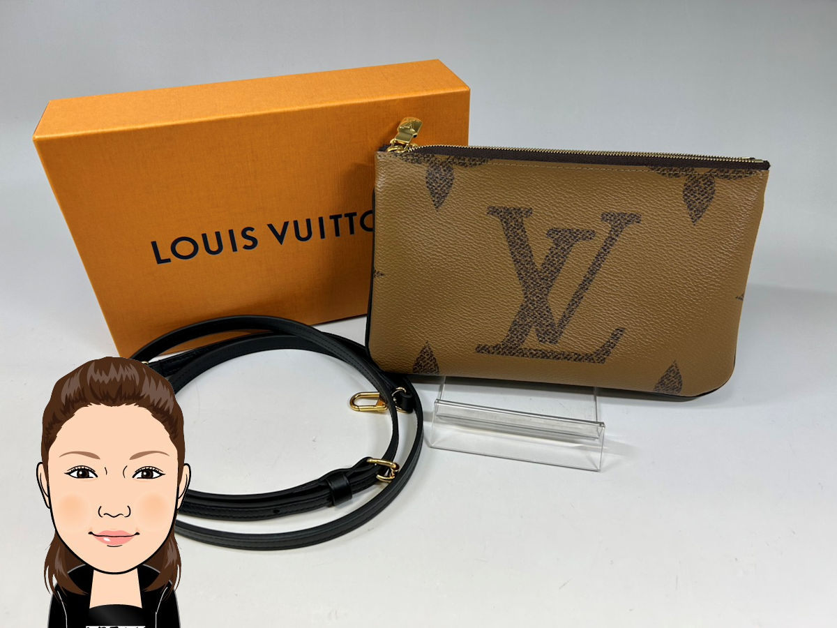 LOUIS VUITTON 【ルイヴィトン】 モノグラム ジャイアント ポシェット・ドゥーブルジップ M69203 画像1
