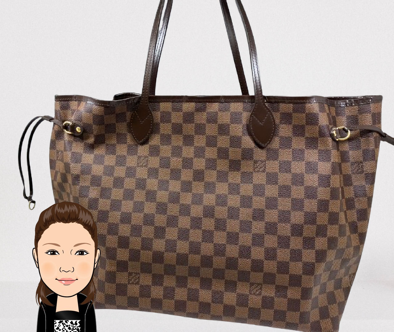 LOUIS VUITTON 【ルイヴィトン】 ダミエ ネヴァーフルGM 画像1