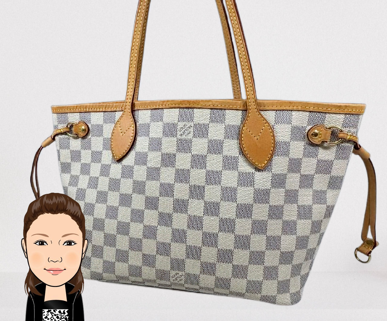 LOUIS VUITTON 【ルイヴィトン】 ダミエアズール ネヴァーフルPM 画像1