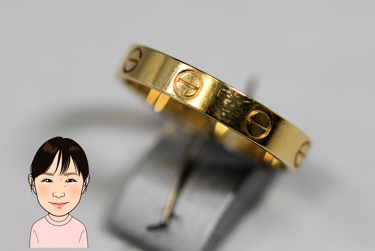 Cartier 【カルティエ】 イエローゴールド ミニラブリング 画像1