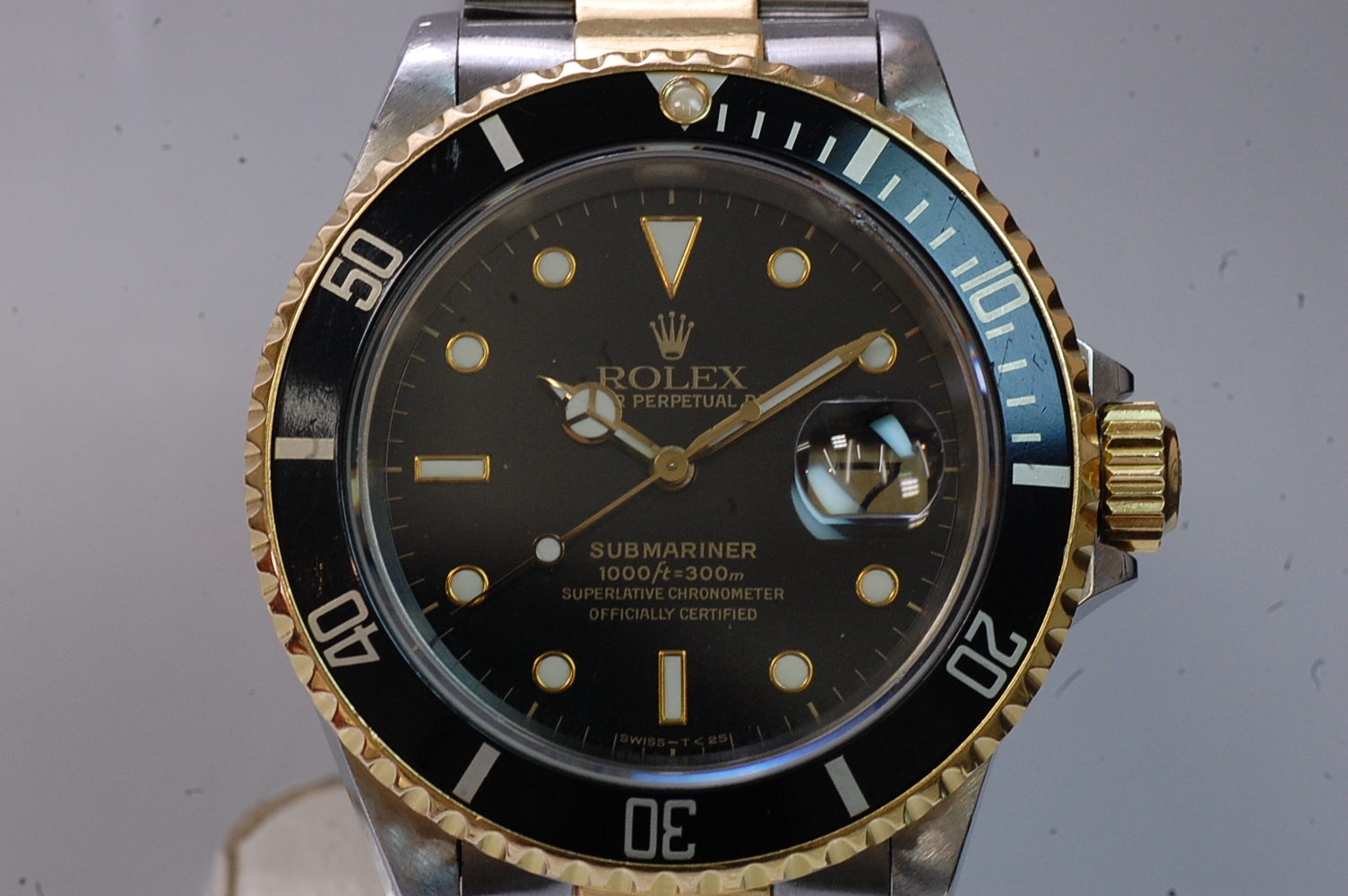 ROLEX【マスタング】サブマリーナ 16613 黒 画像1