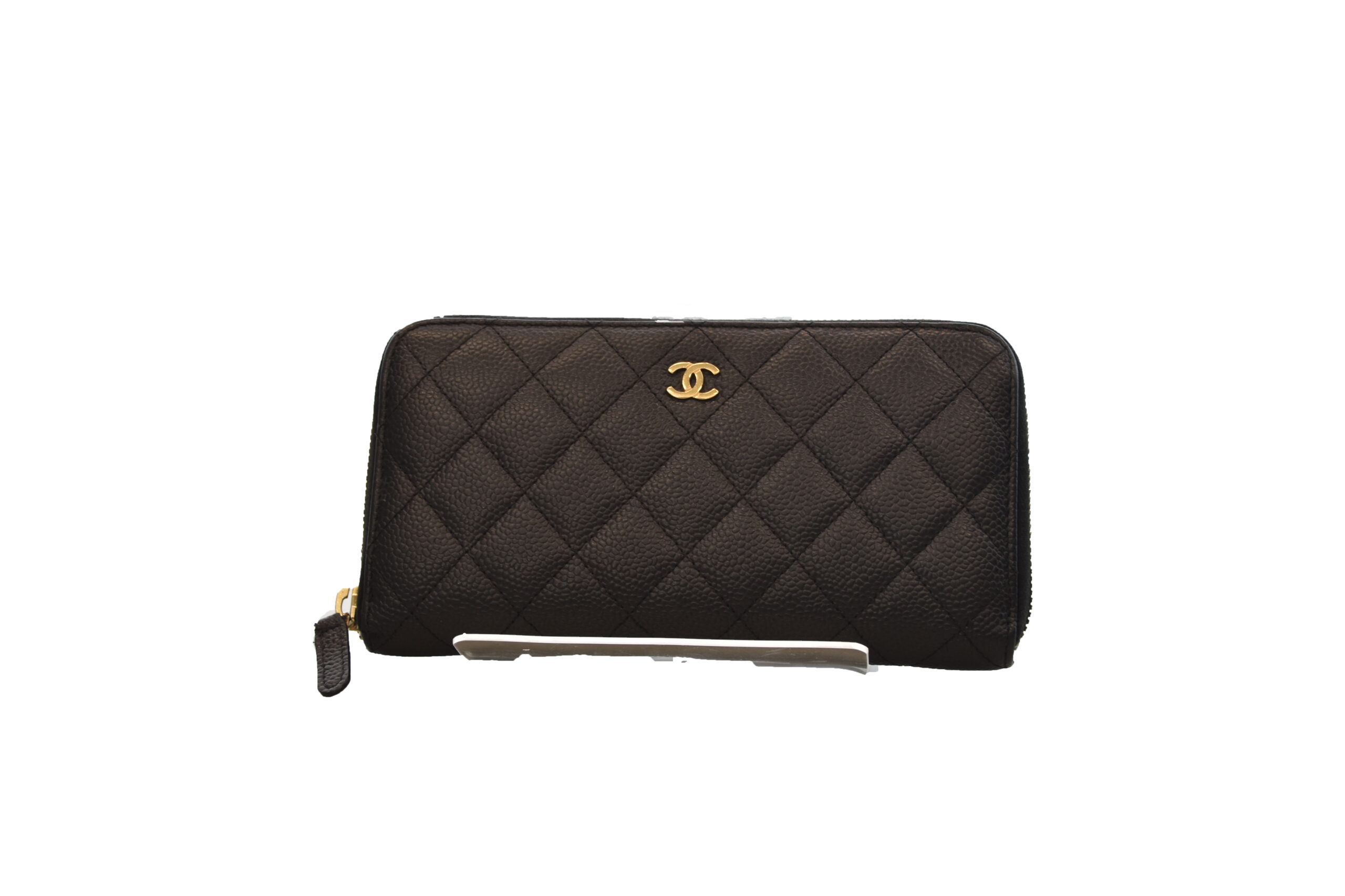 CHANEL【シャネル】キャビアスキン マトラッセ 財布 画像1