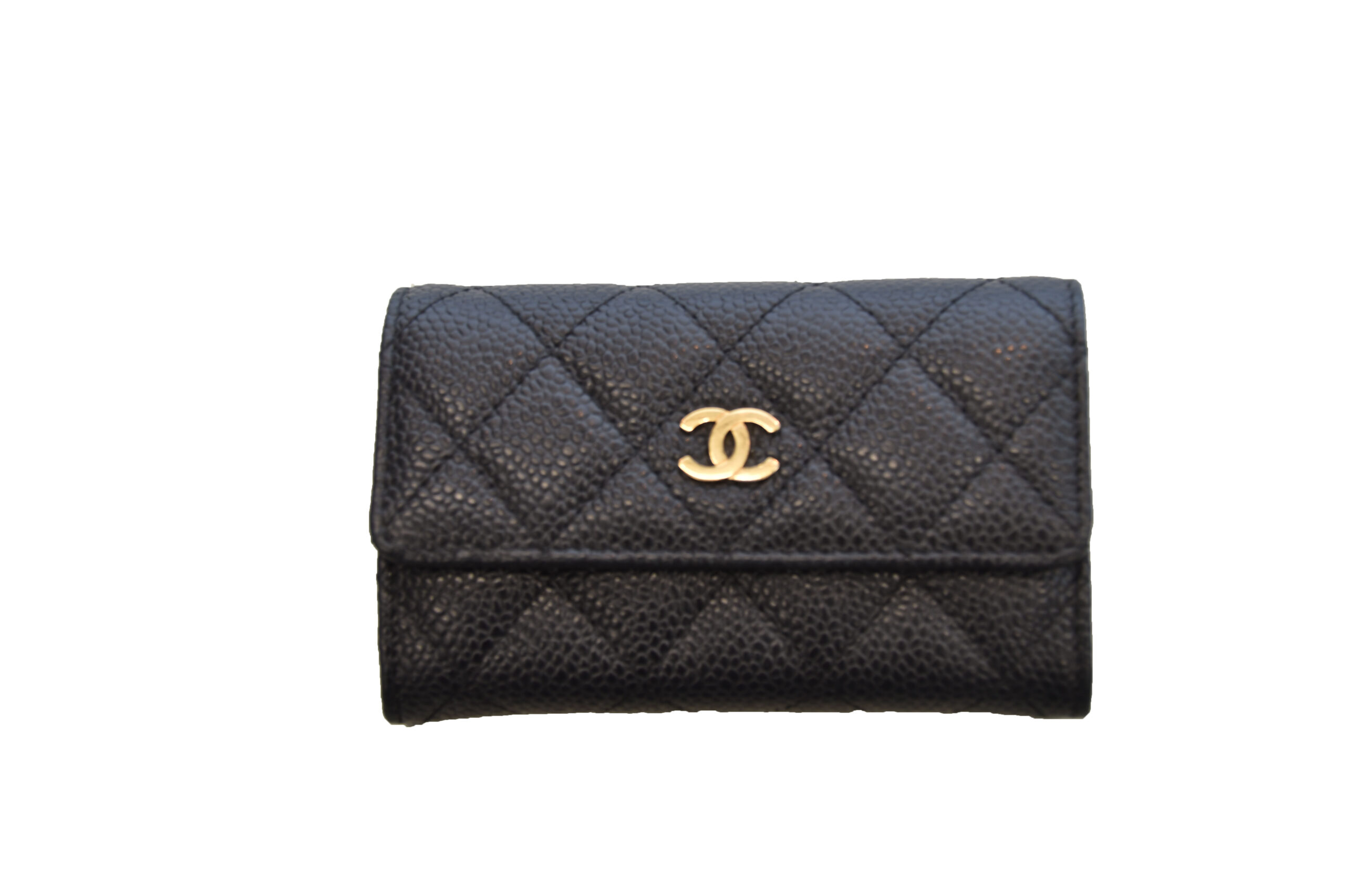 CHANEL【シャネル】キャビアスキン マトラッセ キーケース 画像1