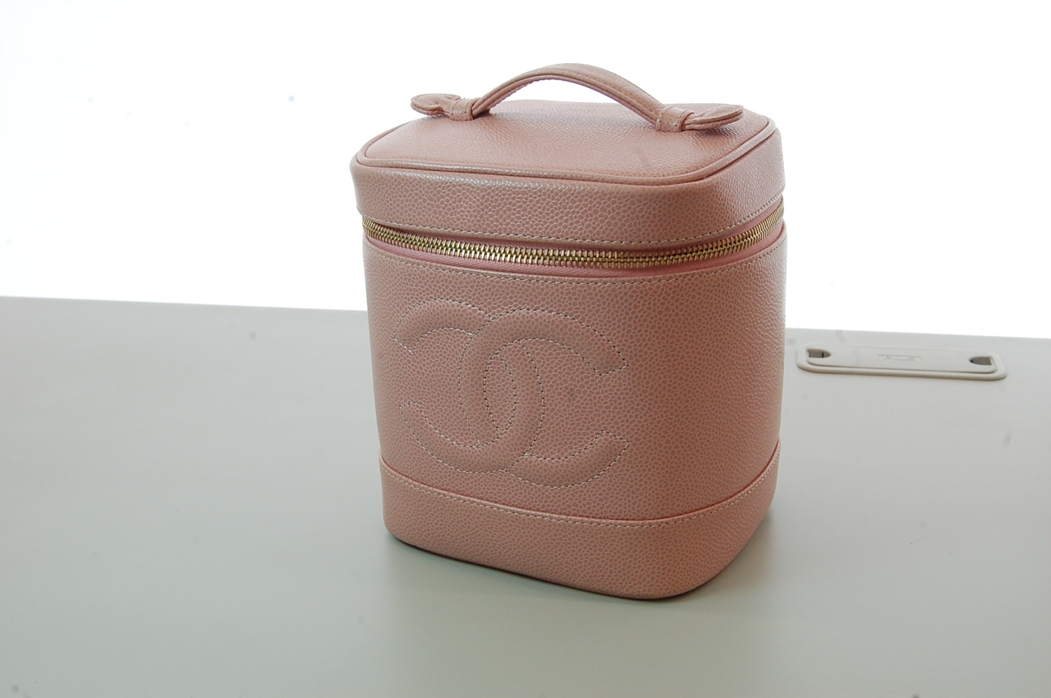 CHANEL【シャネル】キャビアスキン バッグ バニティバッグ 画像1