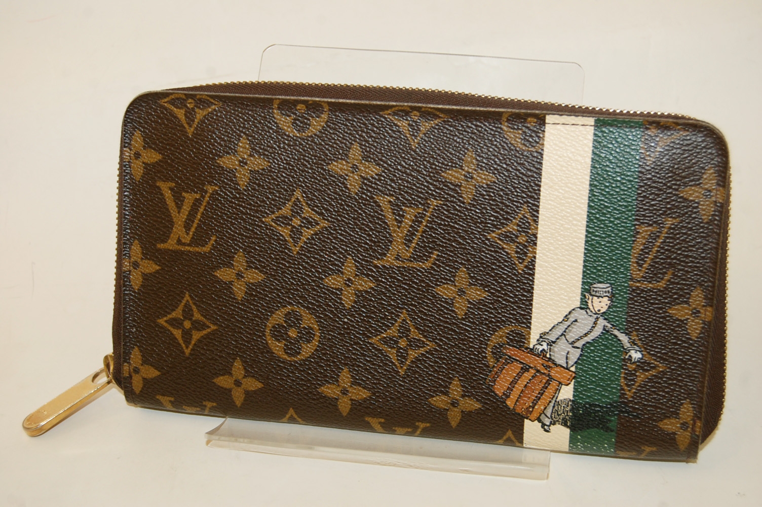 LOUIS VUITTON【ルイヴィトン】モノグラム グルーム ジッピーウォレット M60035 画像1