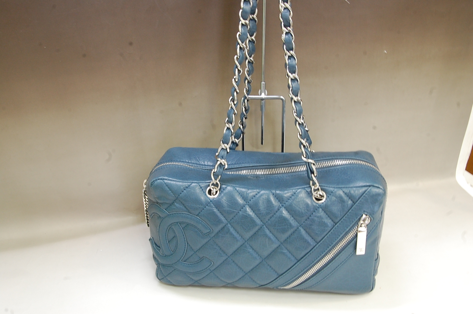 CHANEL【シャネル】カンボン コットンクラブ バッグ ボーリングバッグ 画像1