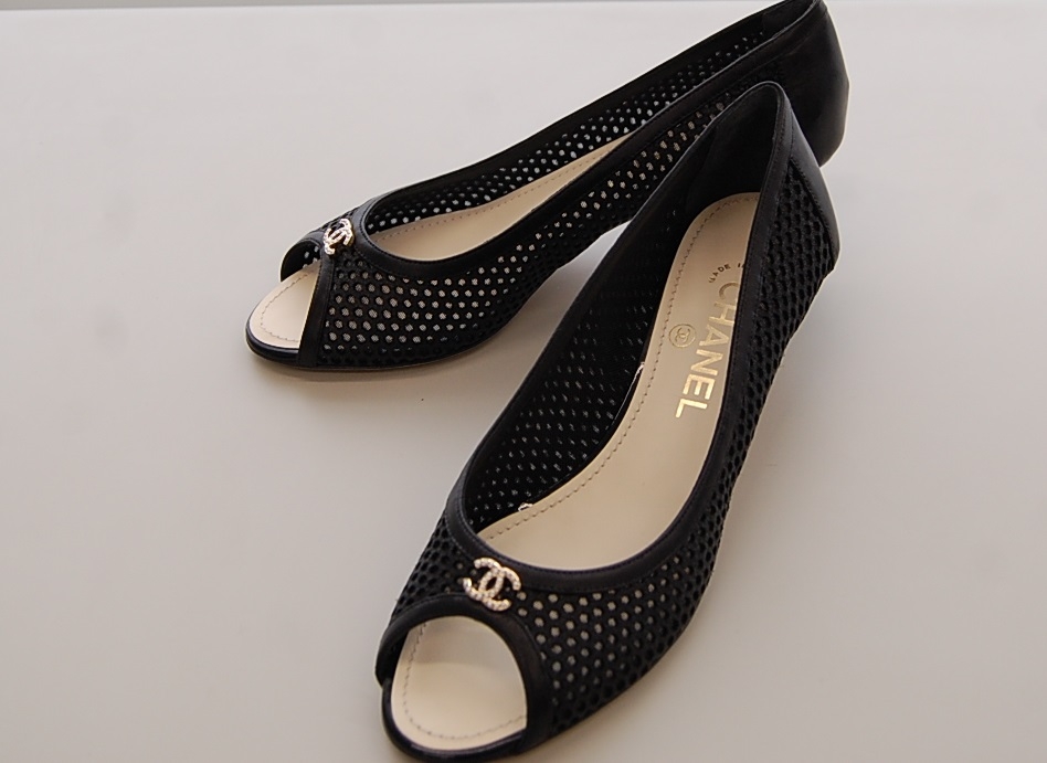 CHANEL【シャネル】メッシュ パンプス 靴 画像1