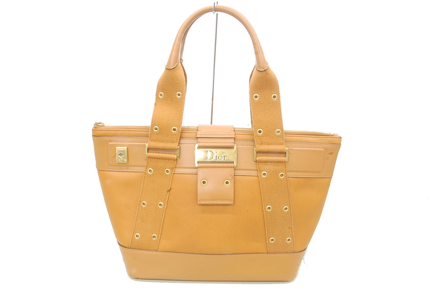 Christian Dior【クリスチャンディオール】革 ハンドバッグ 画像1