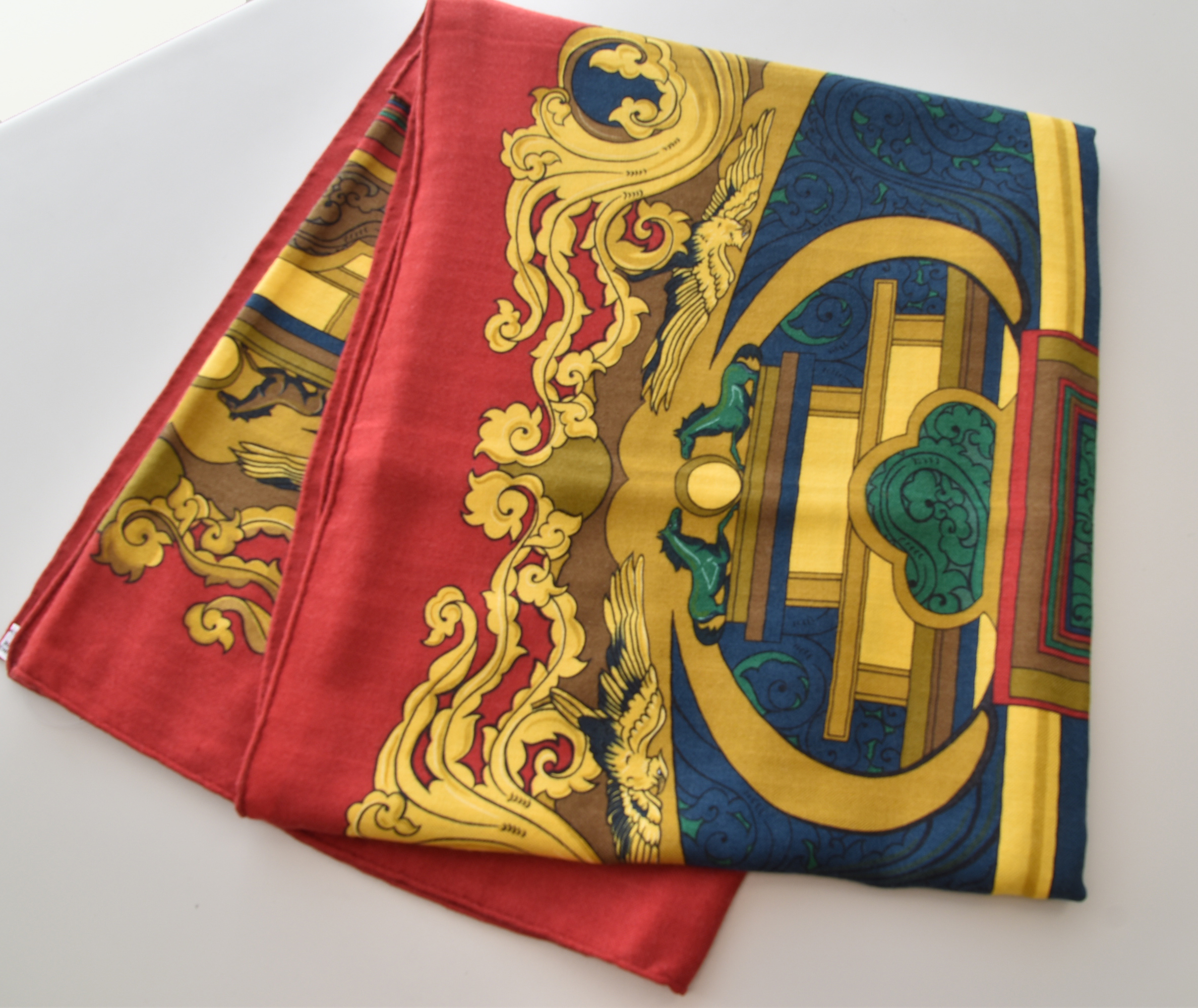 HERMES【エルメス】ストール シルク 画像1