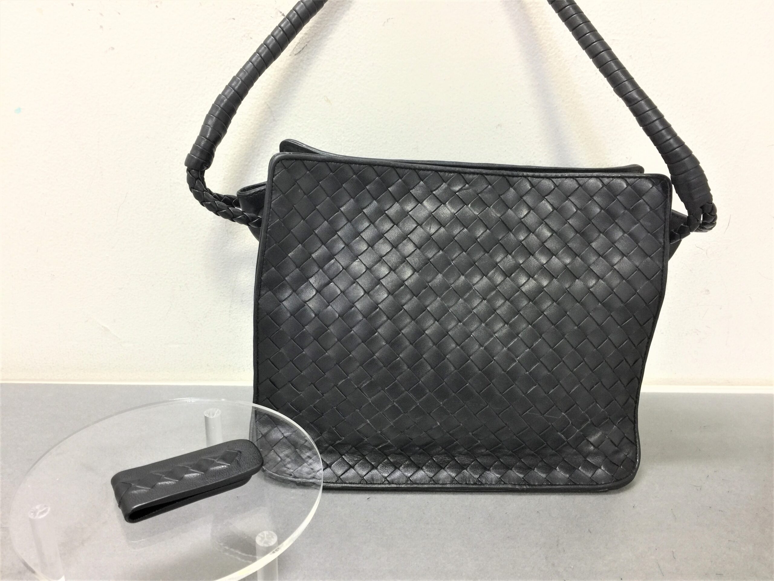 BOTTEGA VENETA【ボッテガヴェネタ】イントレチャート バッグ マネークリップ 画像1