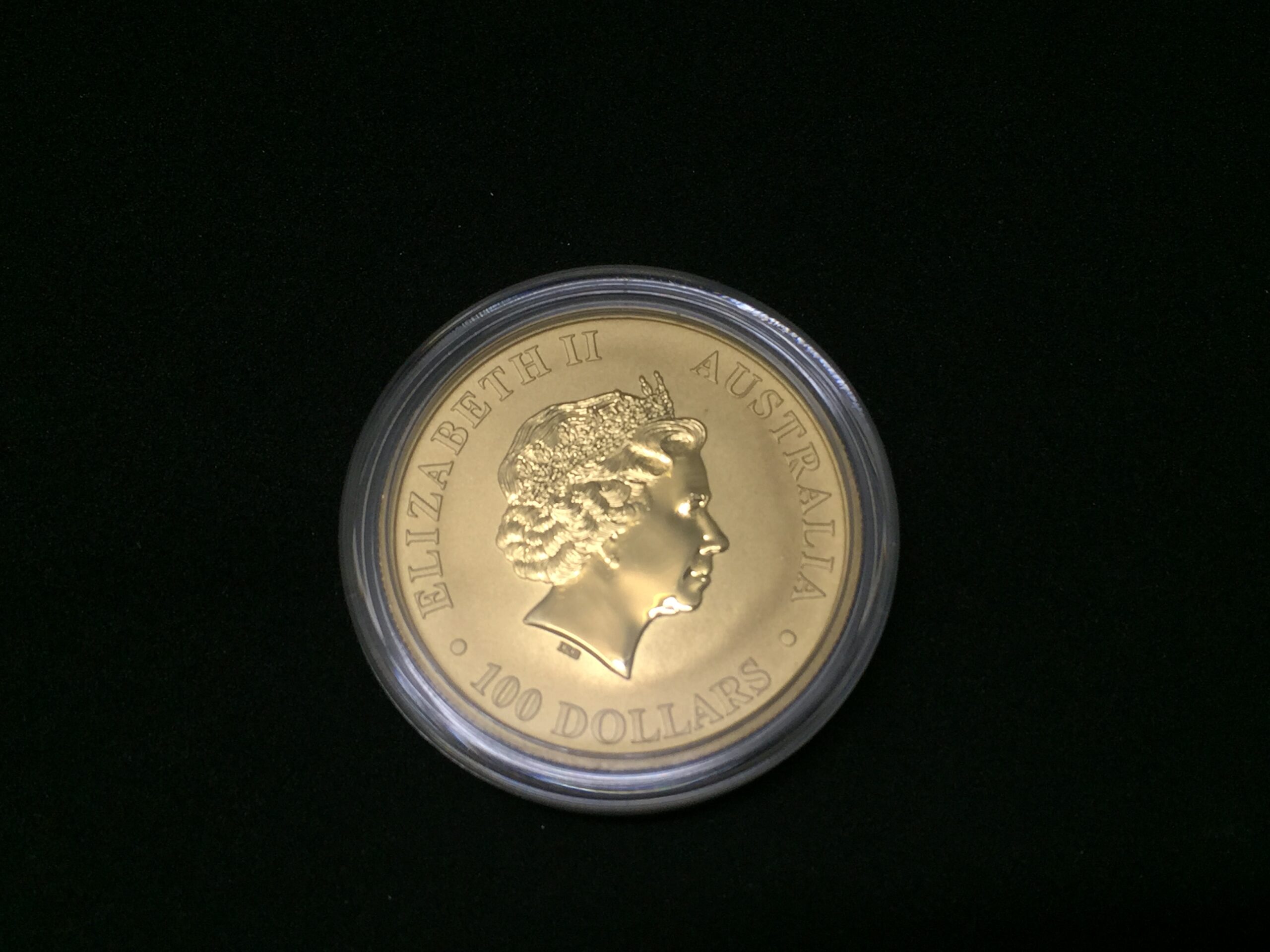 K24エリザベスⅡオーストラリア100ドル 1オンス金貨 画像1