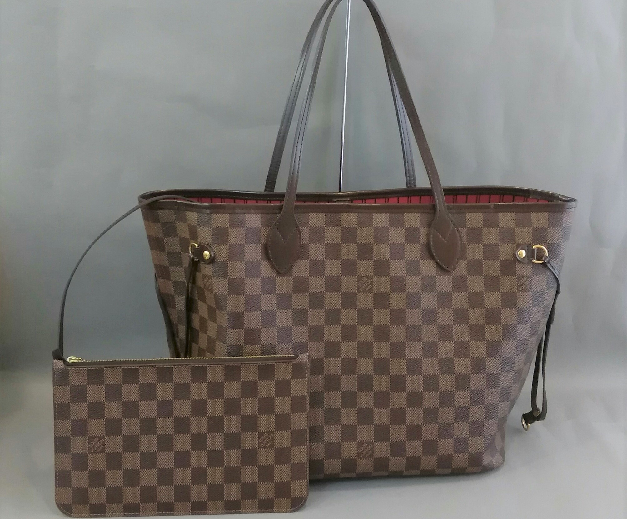 LOUIS VUITTON【ルイヴィトン】ダミエ バッグ ネヴァーフル 画像1