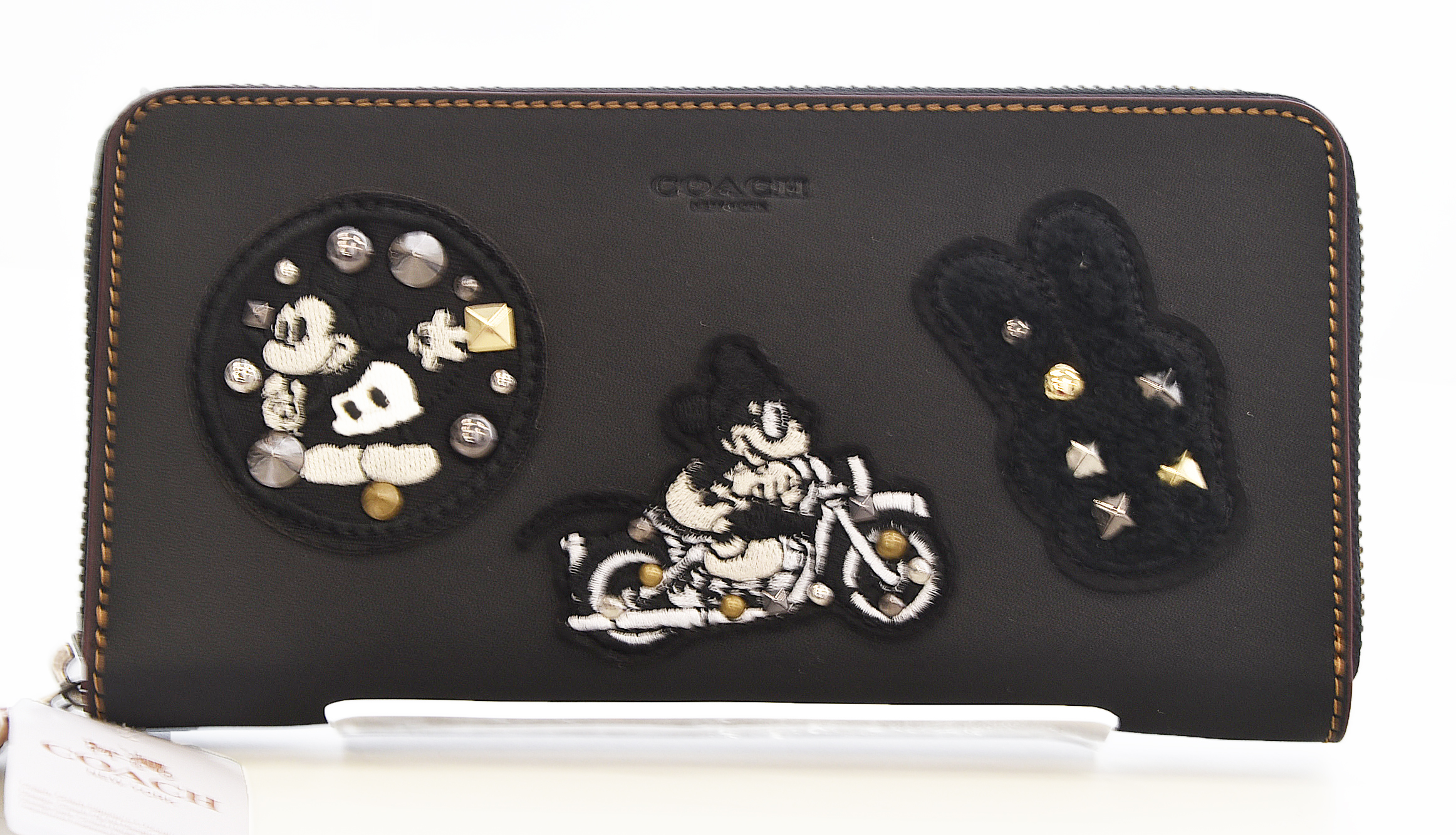 COACH【コーチ】ミッキー ディズニー 革 財布 画像1