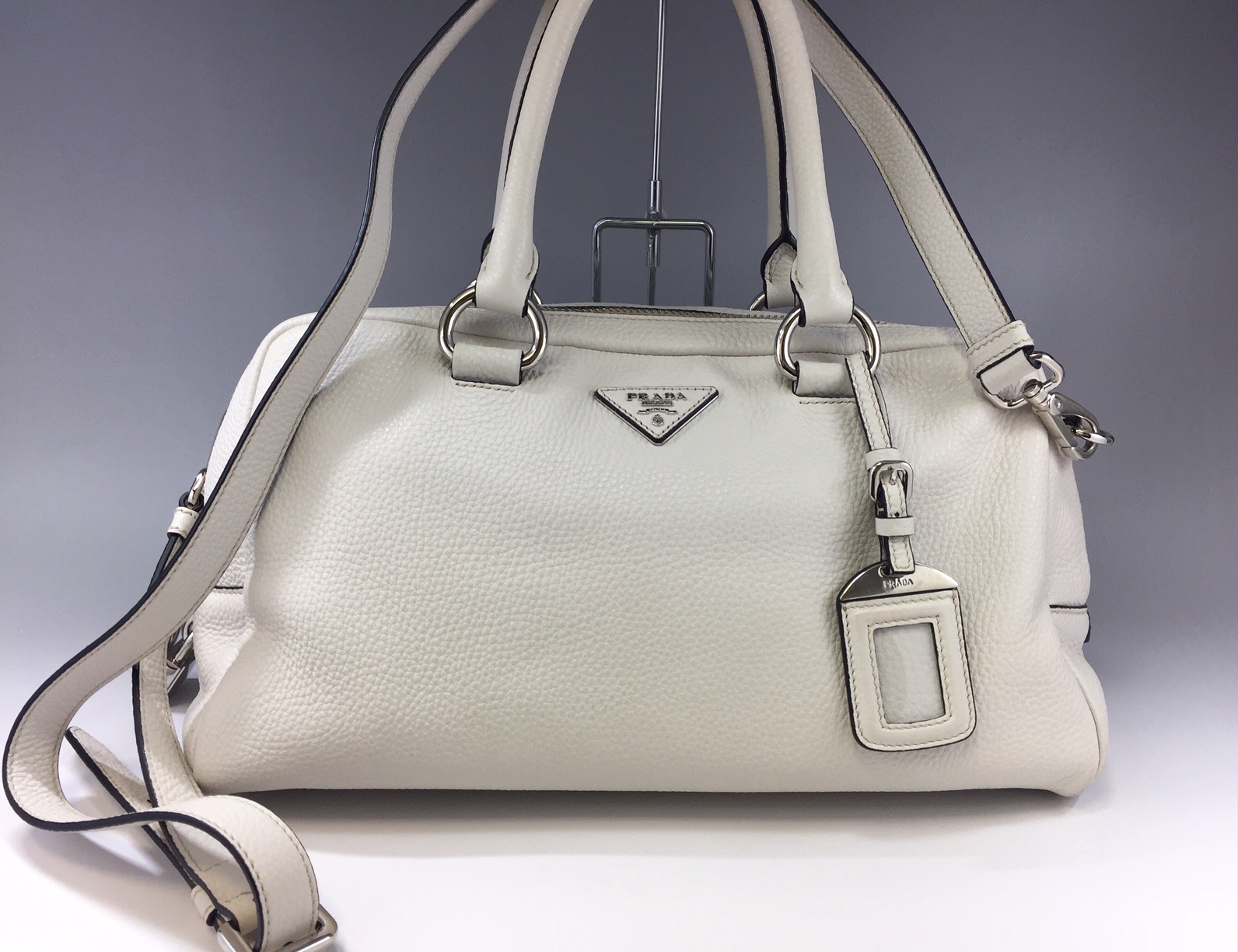 PRADA【プラダ】革 ヴィッテロダイノ バッグ 2WAY 画像1