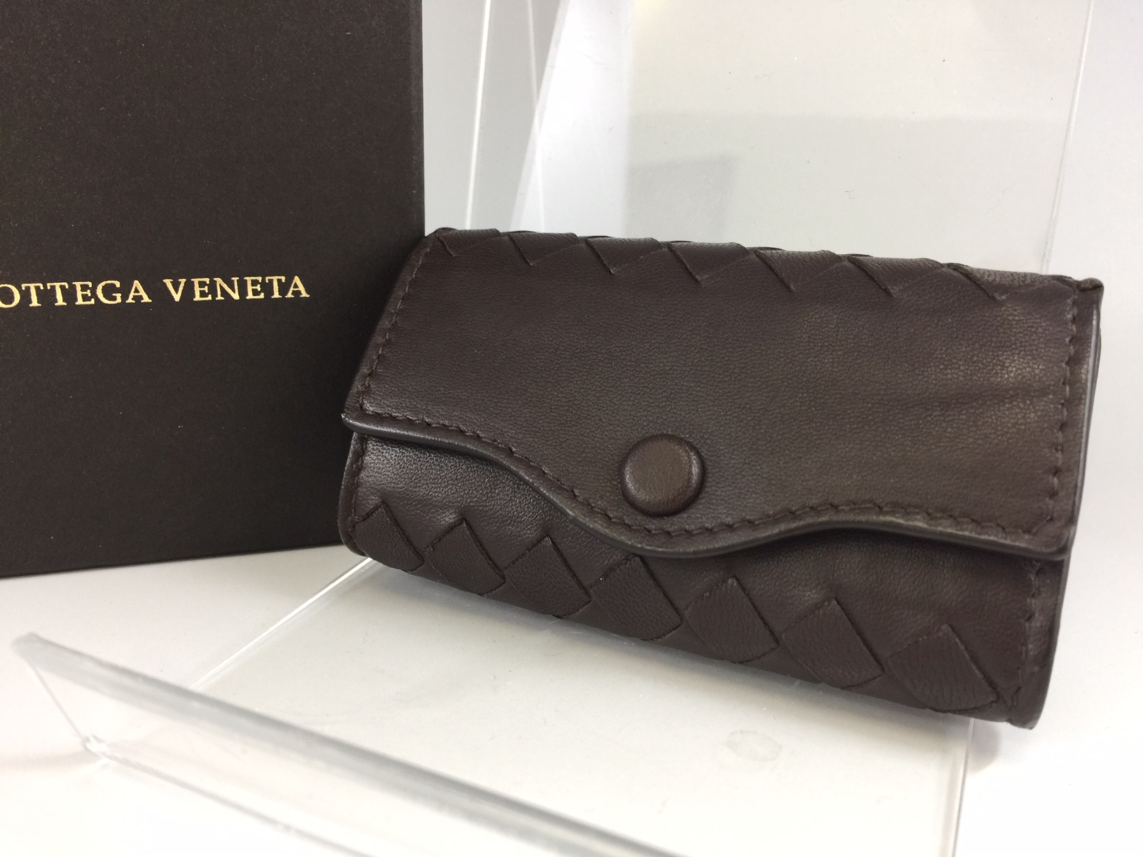 BOTTEGA VENETA【ボッテガヴェネタ】イントレチャート キーケース 画像1