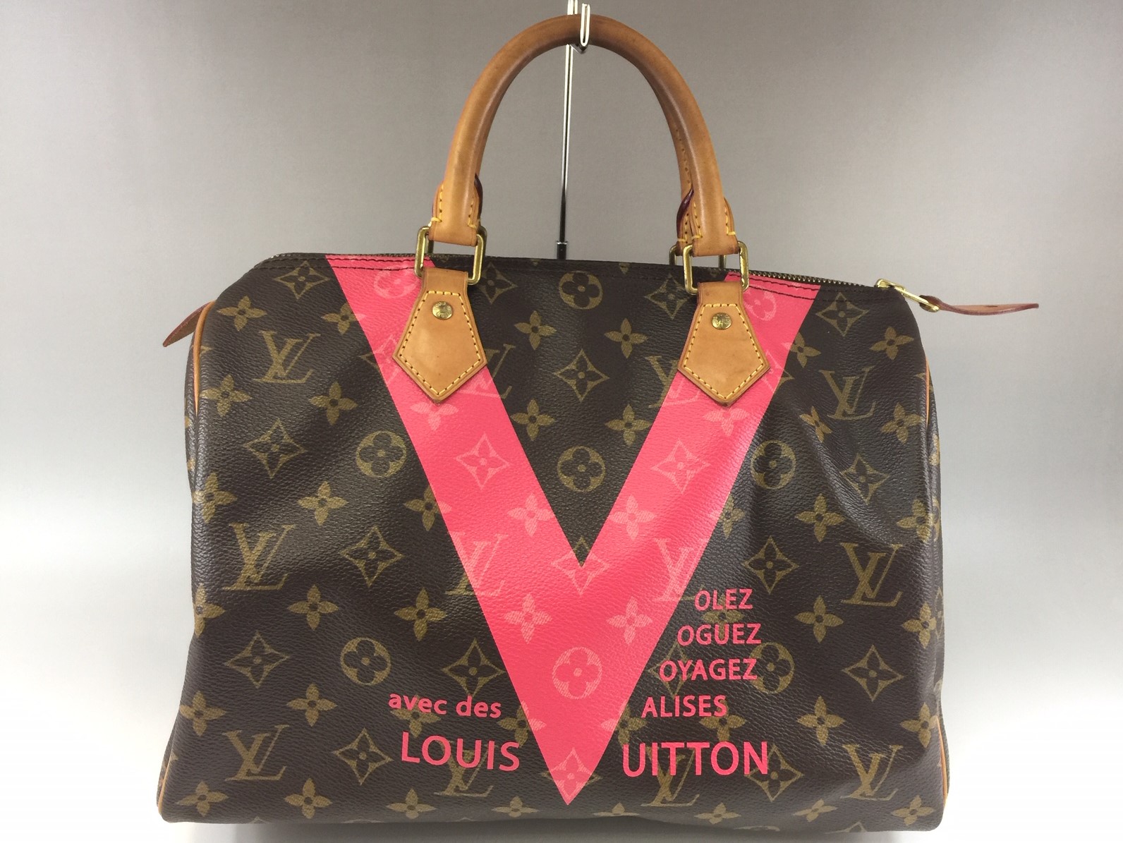 LOUIS VUITTON【ルイヴィトン】モノグラム Vライン スピーディ M41533 画像1