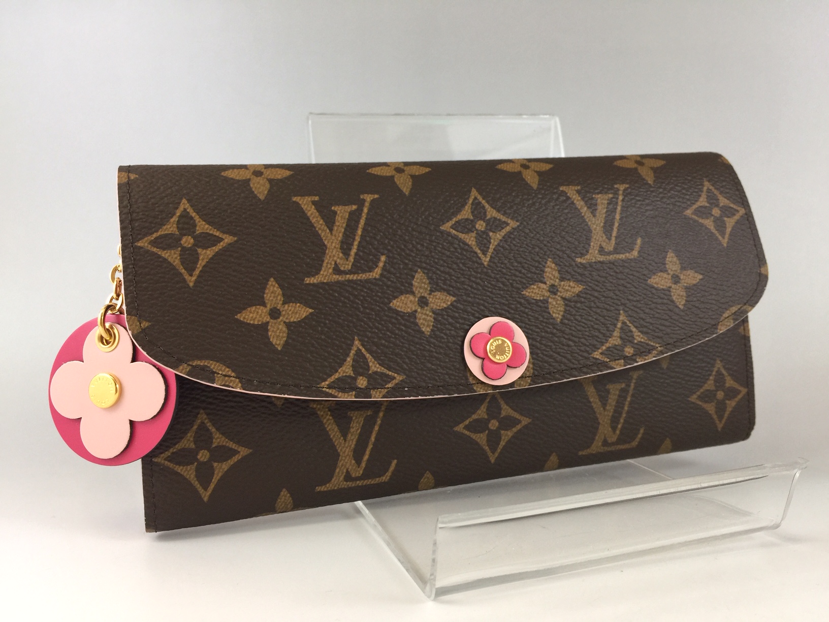 LOUIS VUITTON【ルイヴィトン】モノグラム ポルトフォイユ エミリー フラワー M68313 画像1