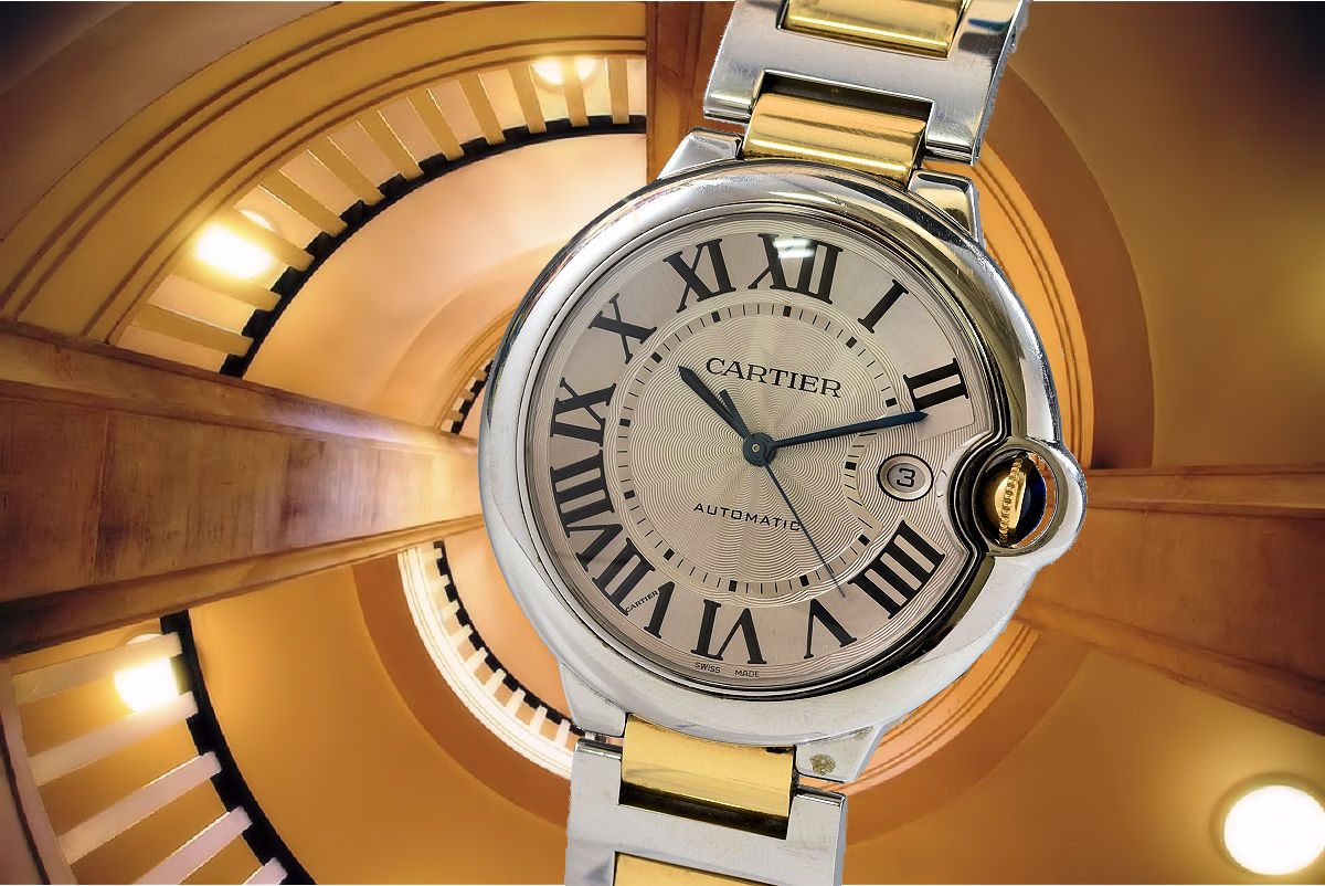 Cartier【カルティエ】 バロンブルーLM 画像1