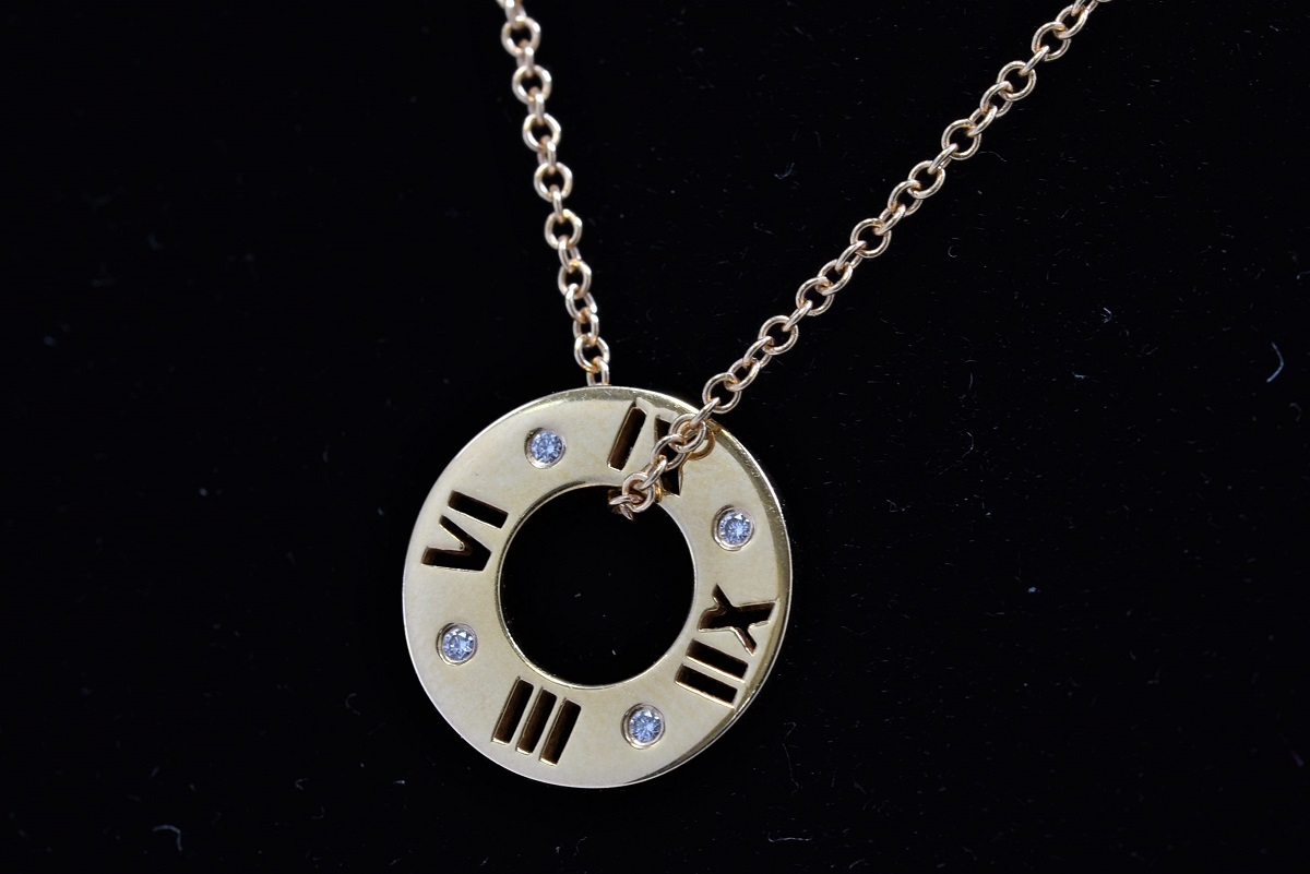 Tiffany Co. 【ティファニー】 K18 18金 アトラス ネックレス 画像1