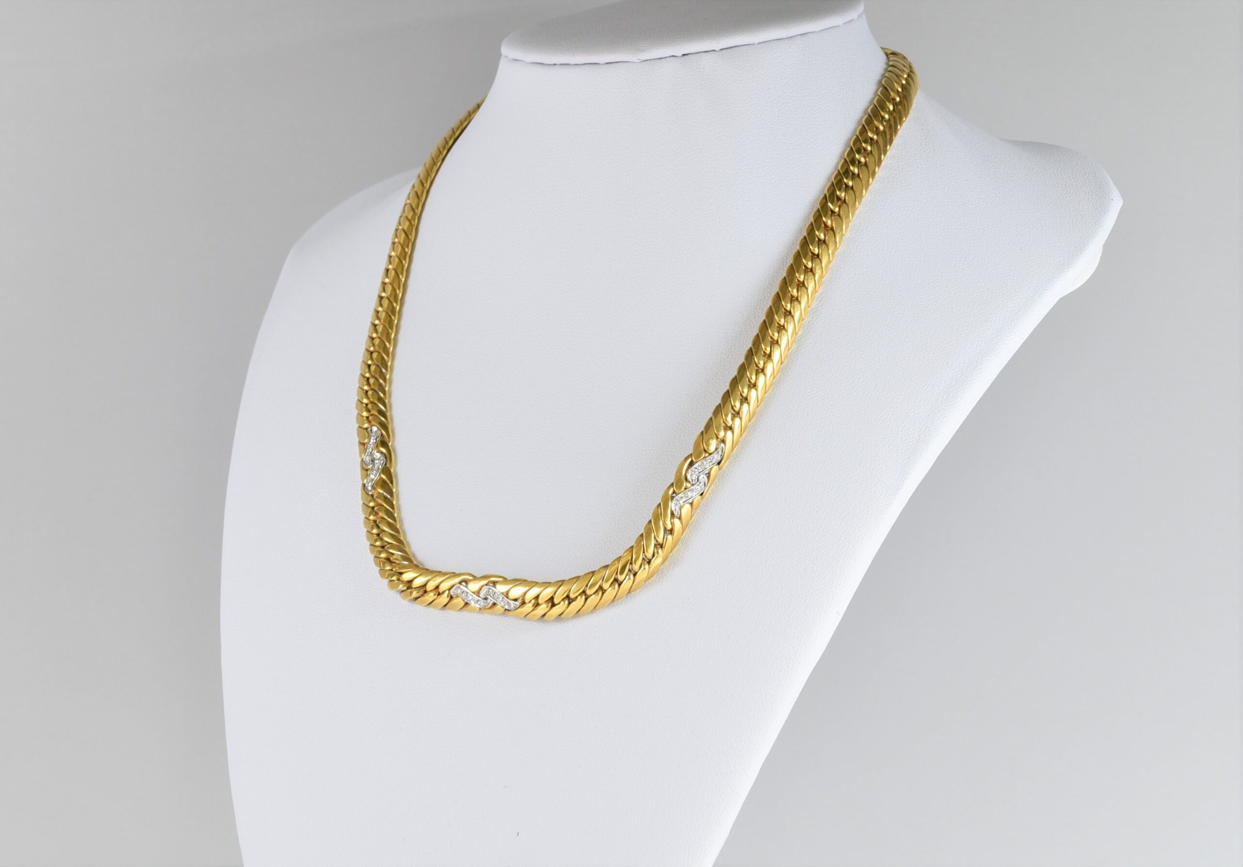 K18 18金 ダイヤモンド ネックレス 画像1