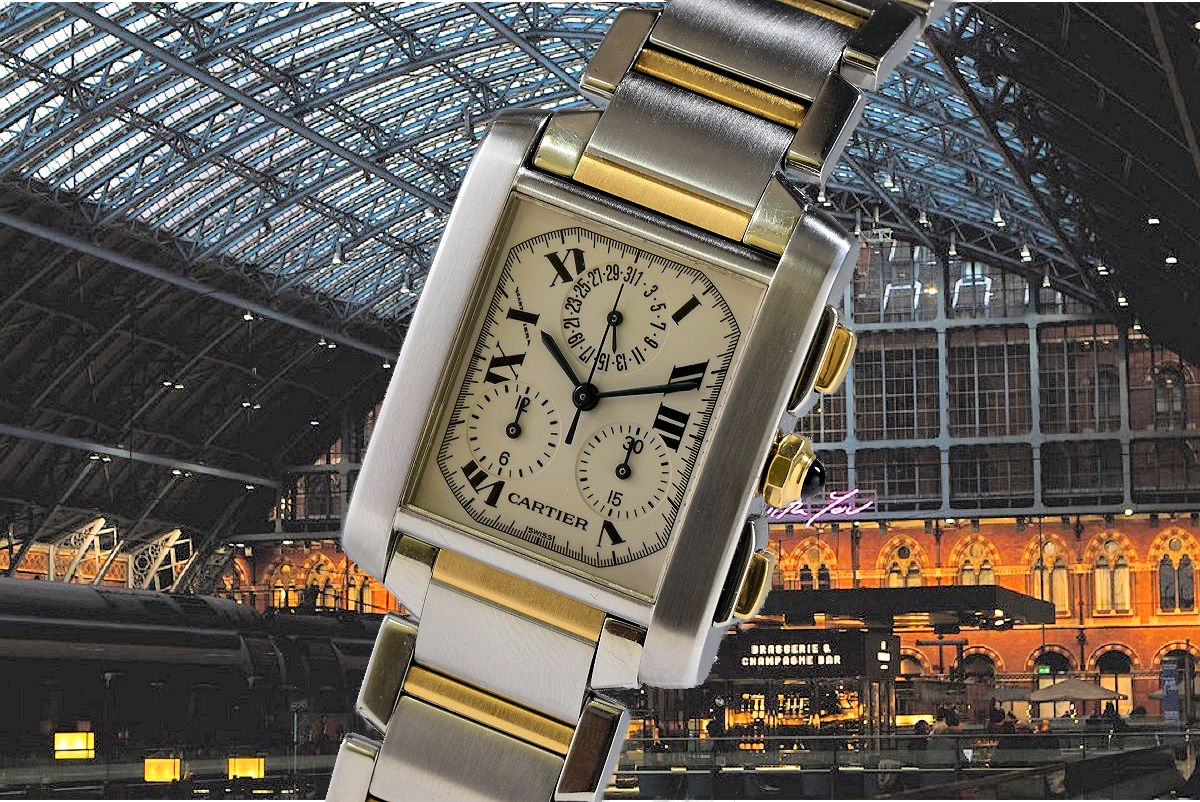 Cartier【カルティエ】 タンクフランセーズ クロノグラフ 画像1