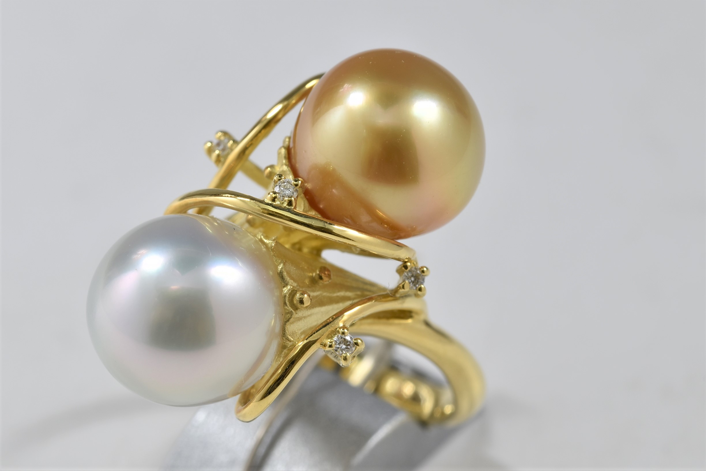 K18 パール 真珠 指輪 画像1