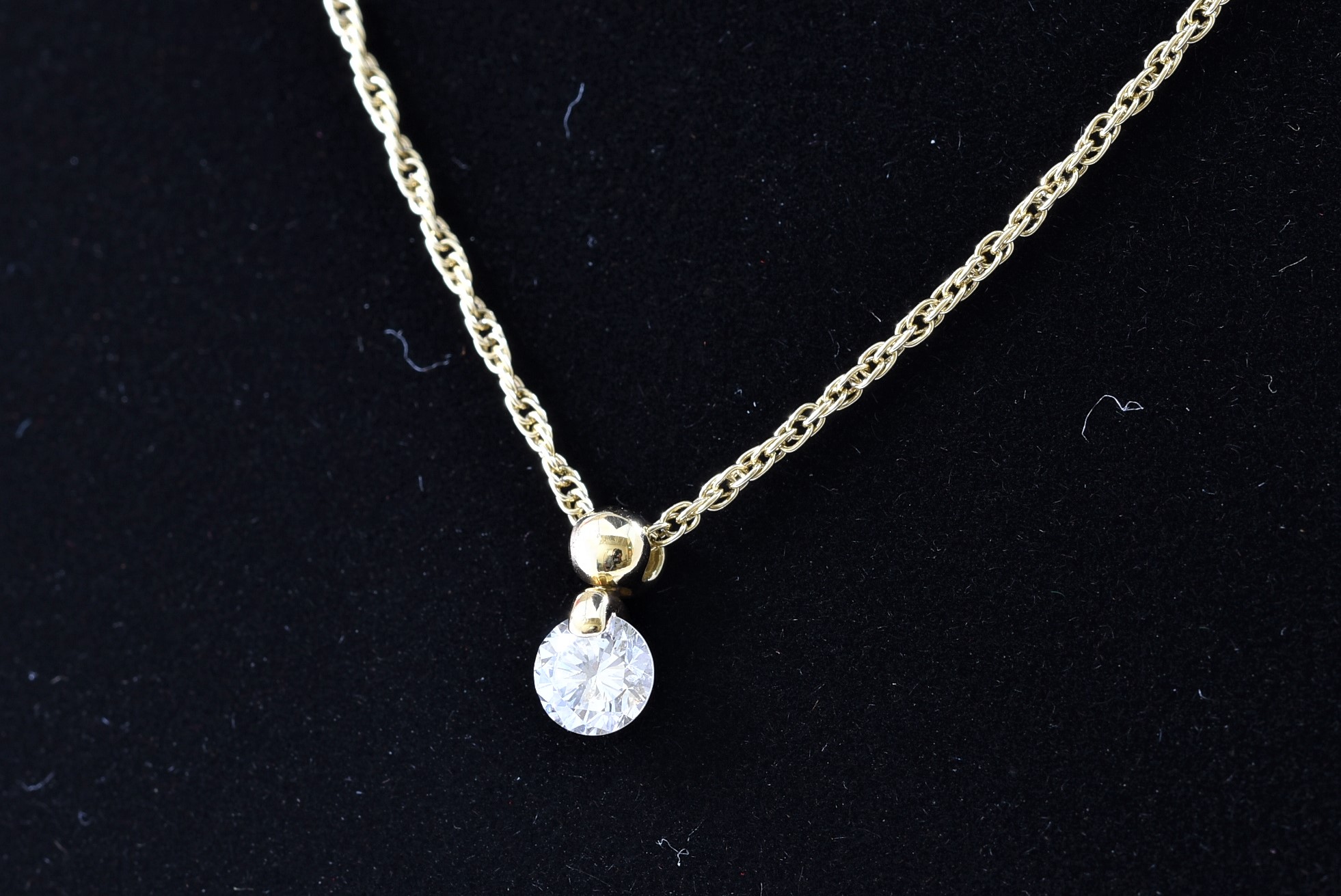 K18 ダイヤモンド ネックレス 画像1