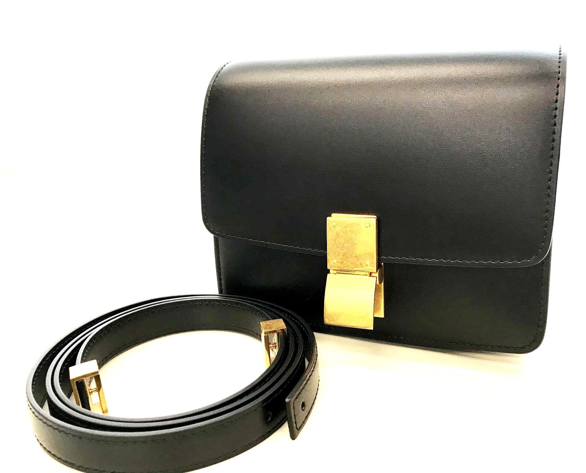 CELINE【セリーヌ】クラッシックスモール バッグ ボックスカーフ 画像1