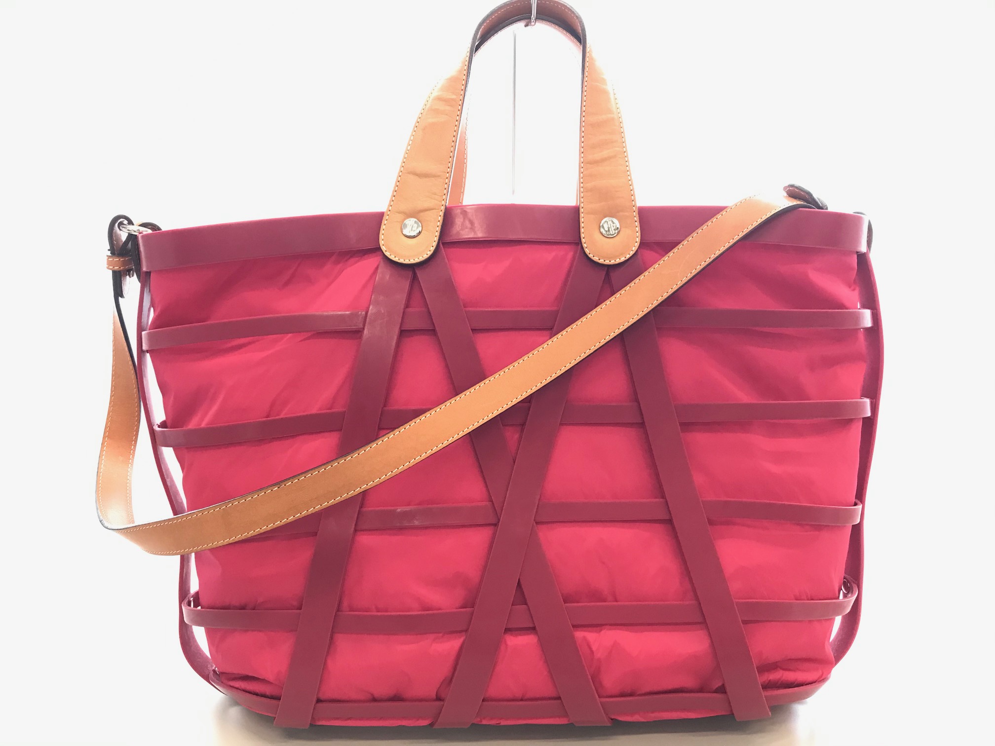 MONCLER【モンクレール】ナイロン 革 バッグ 2WAY 画像1