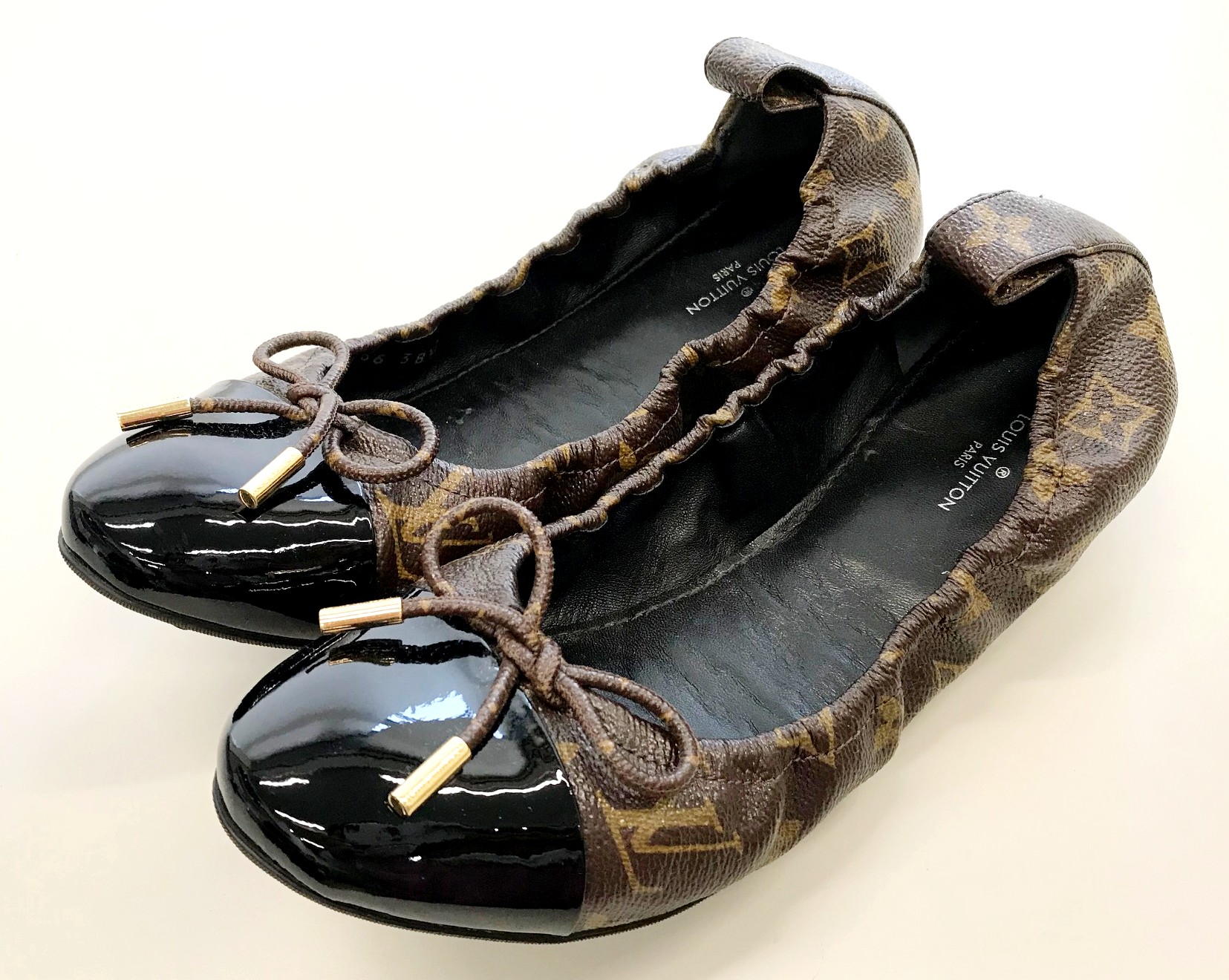 LOUIS VUITTON【ルイヴィトン】モノグラム バレエシューズ パンプス 画像1