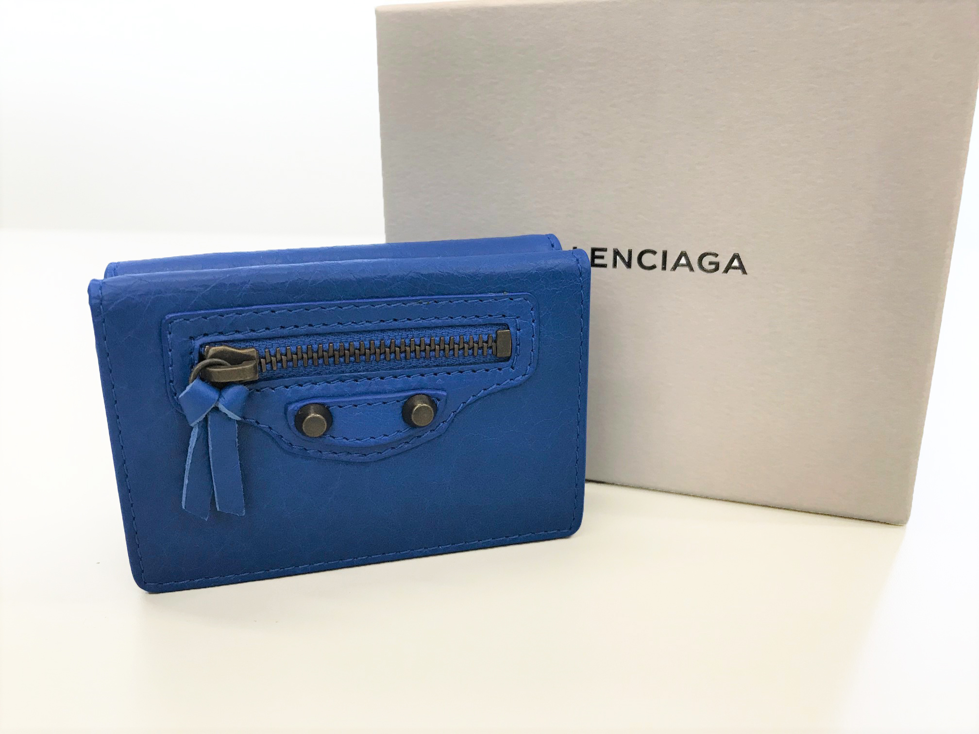 BALENCIAGA【バレンシアガ】革 477455 3つ折り財布 画像1