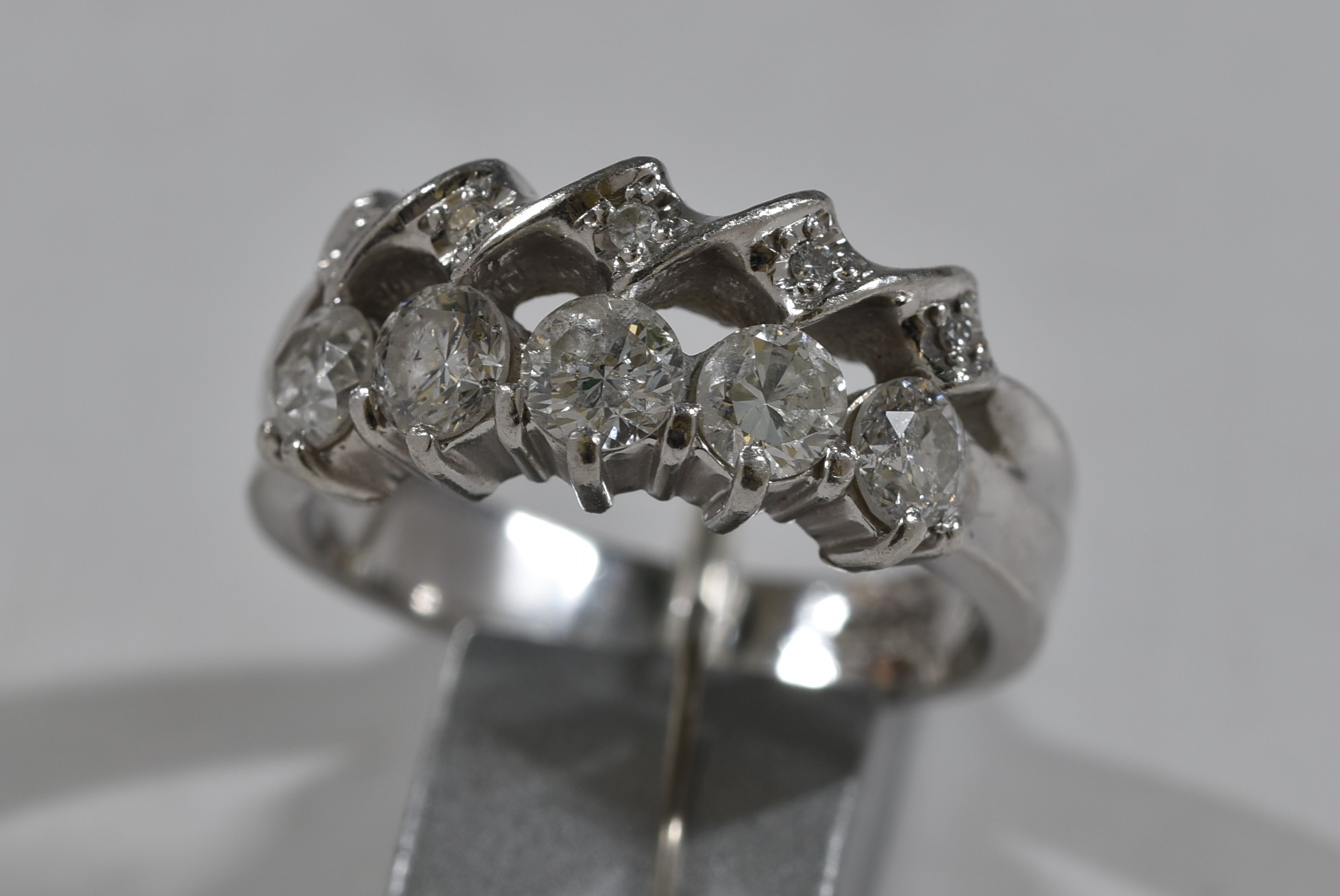 Pt900 ダイヤモンド 指輪 画像1