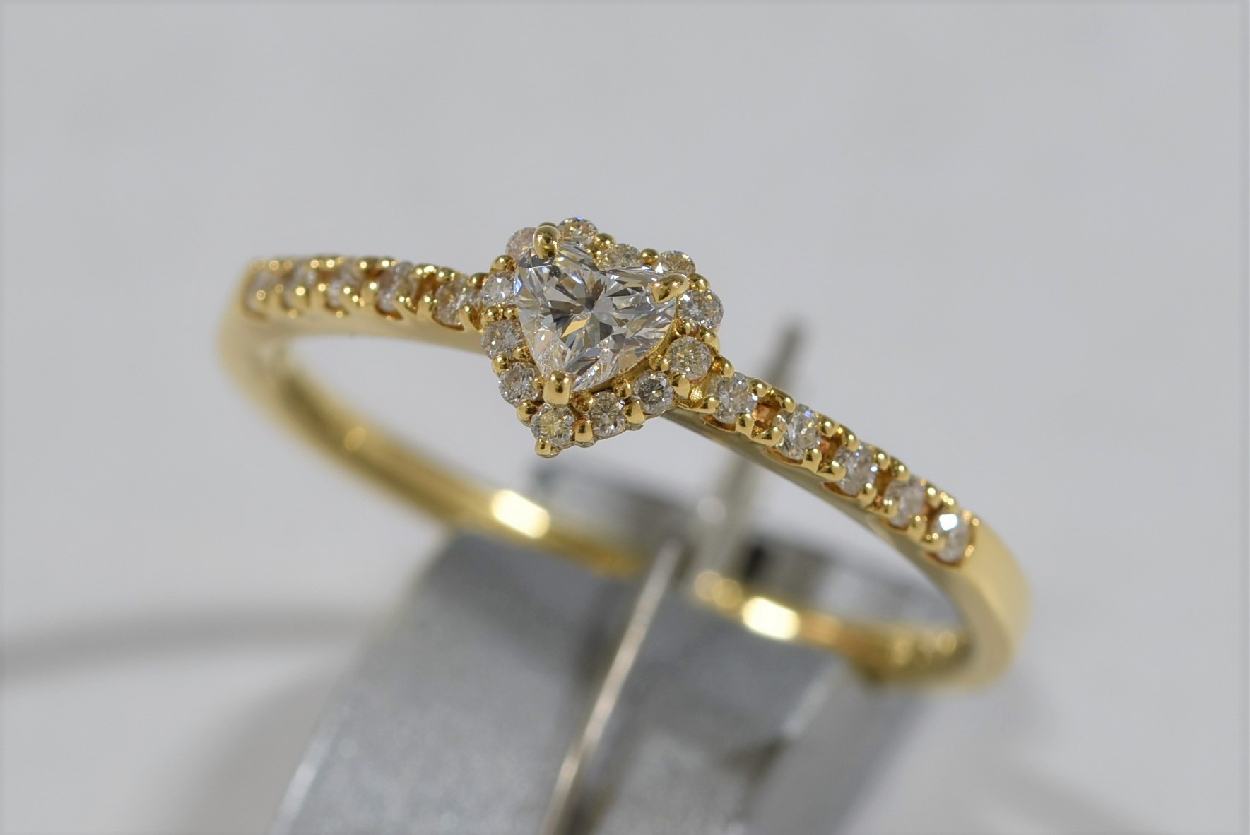 K18 18金 ダイヤモンド 指輪 画像1