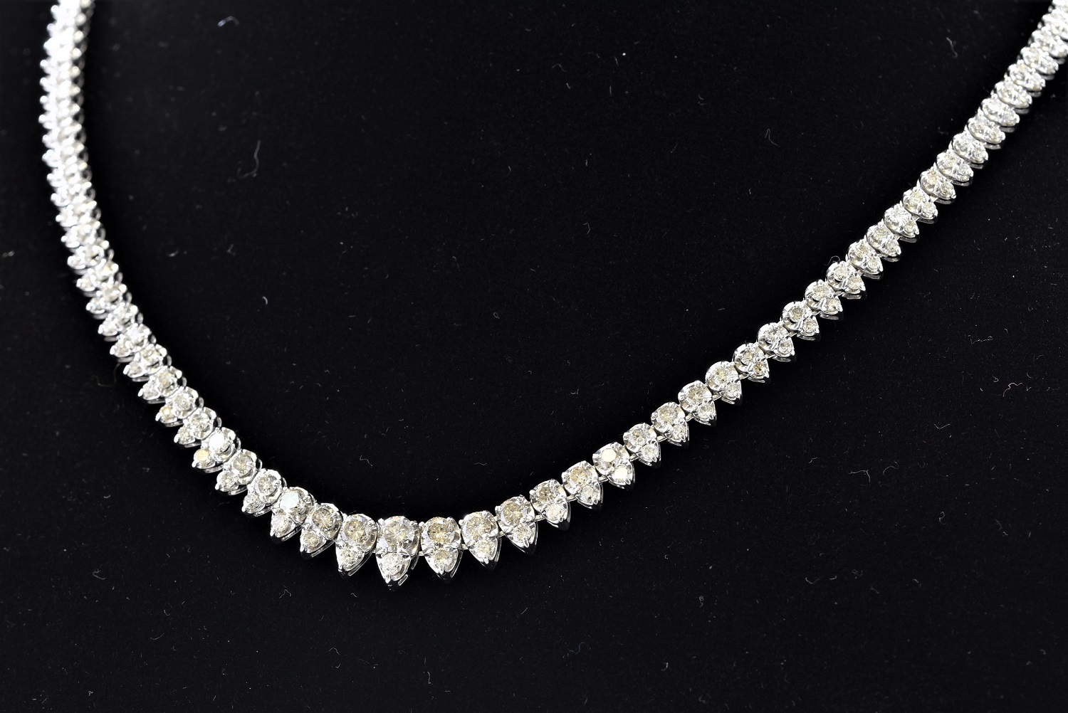 Pt850/900 プラチナ ダイヤモンド ネックレス 画像1