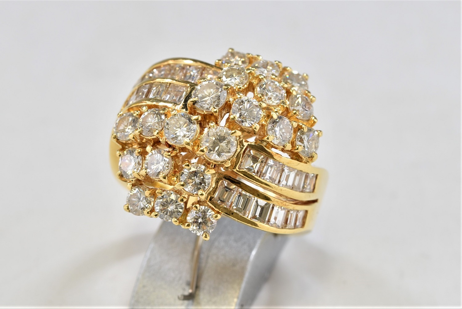 K18 18金 ダイヤモンド 指輪 リング 画像1