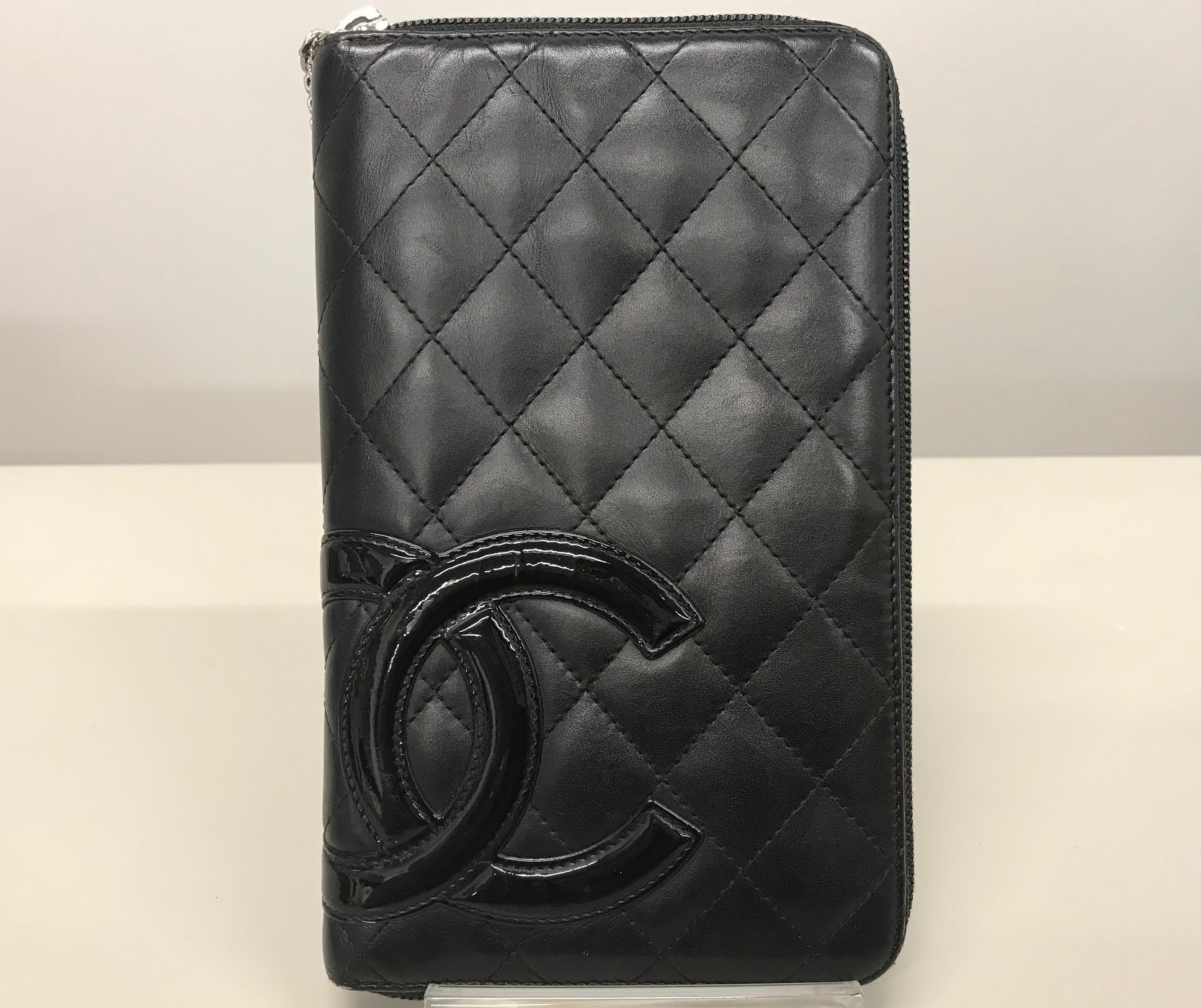 CHANEL【シャネル】 カンボンライン ラウンドファスナー長財布 画像1