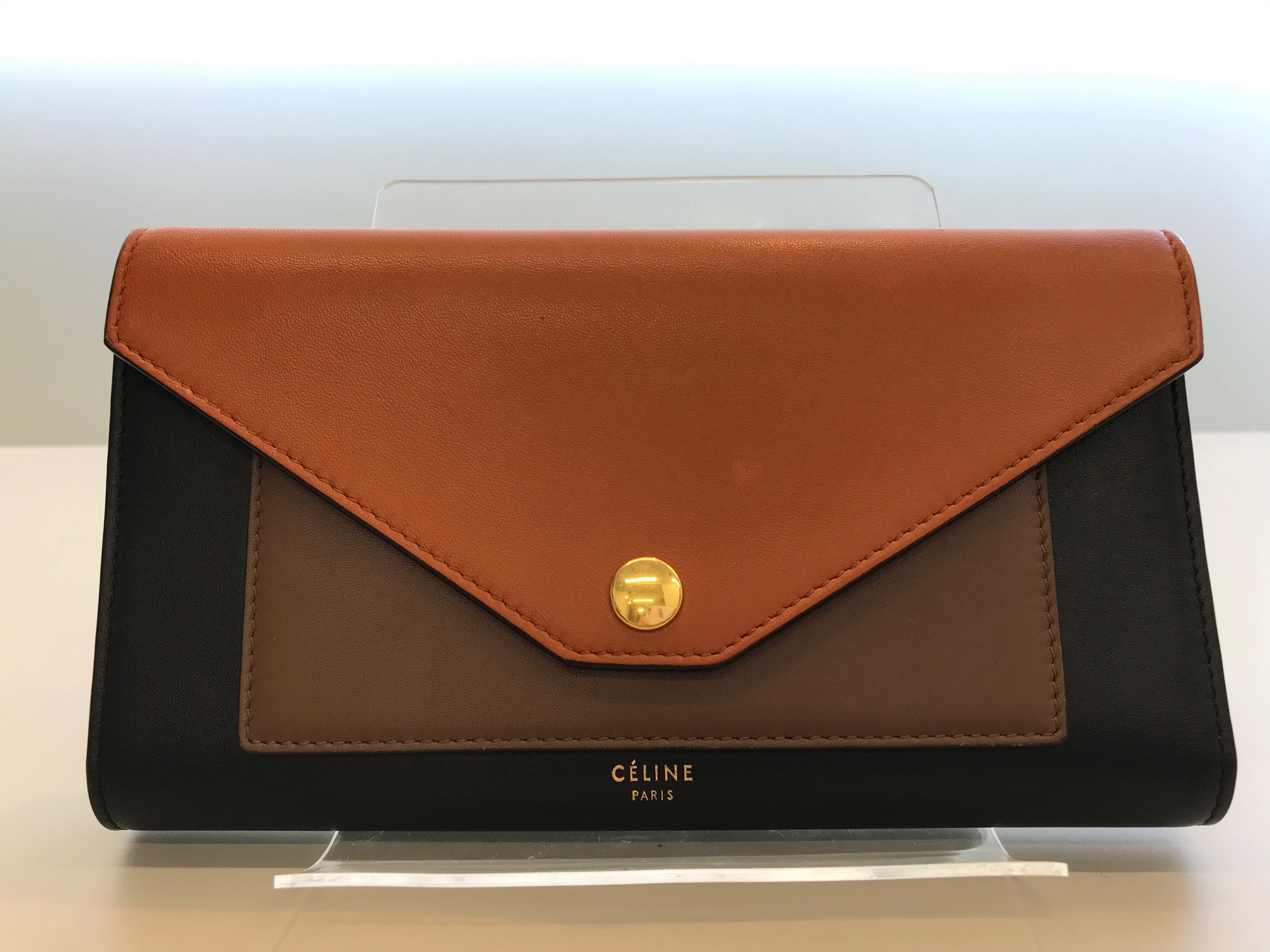 CELINE 【セリーヌ】 トライフォールデット 3つ折り長財布 | 大阪の質屋 タチバナ屋