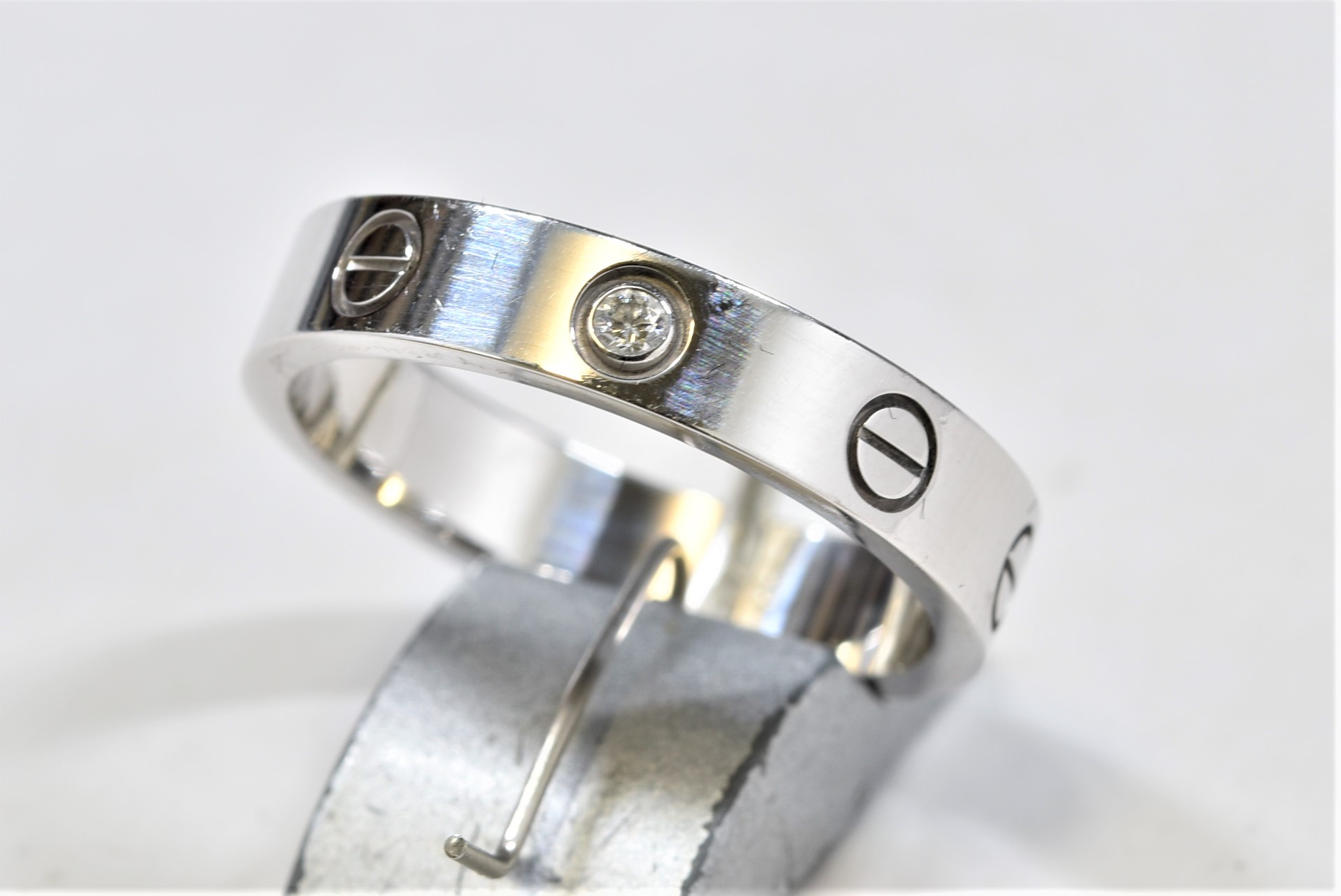 Cartier 【カルティエ】 K18WG ミニラブリング 画像1