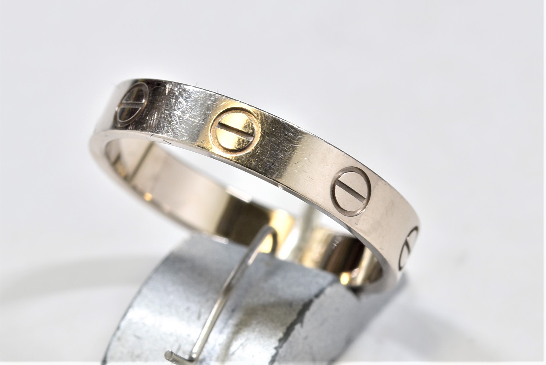 Cartier 【カルティエ】 K18WG ミニラブリング 画像1