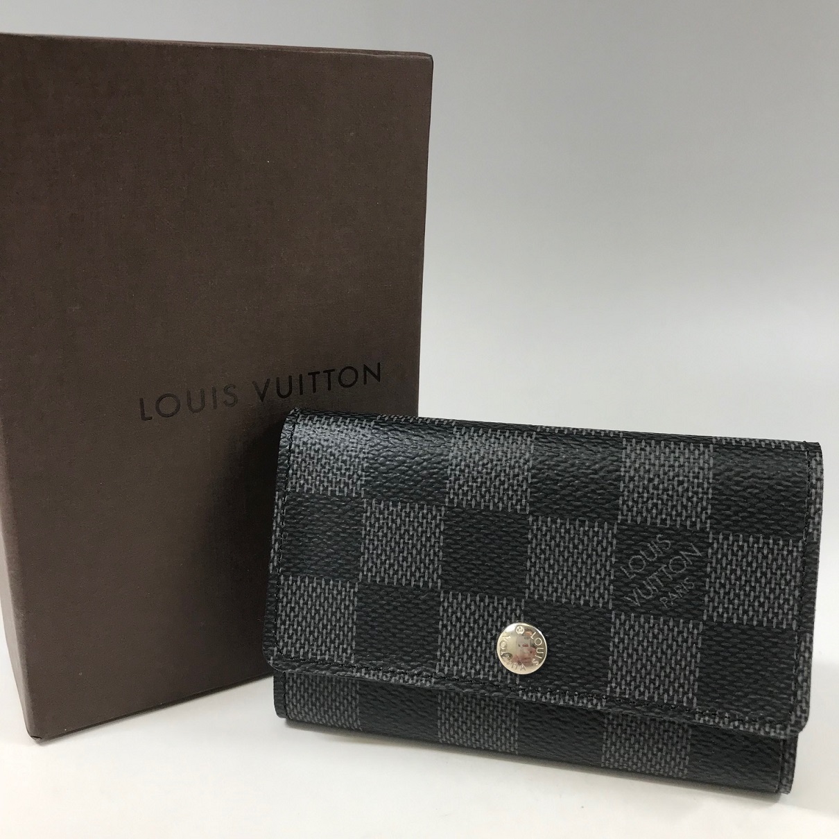 LOUIS VUITTON【ルイヴィトン】 ダミエグラフィット ミュルティクレ6 キーケース 画像1