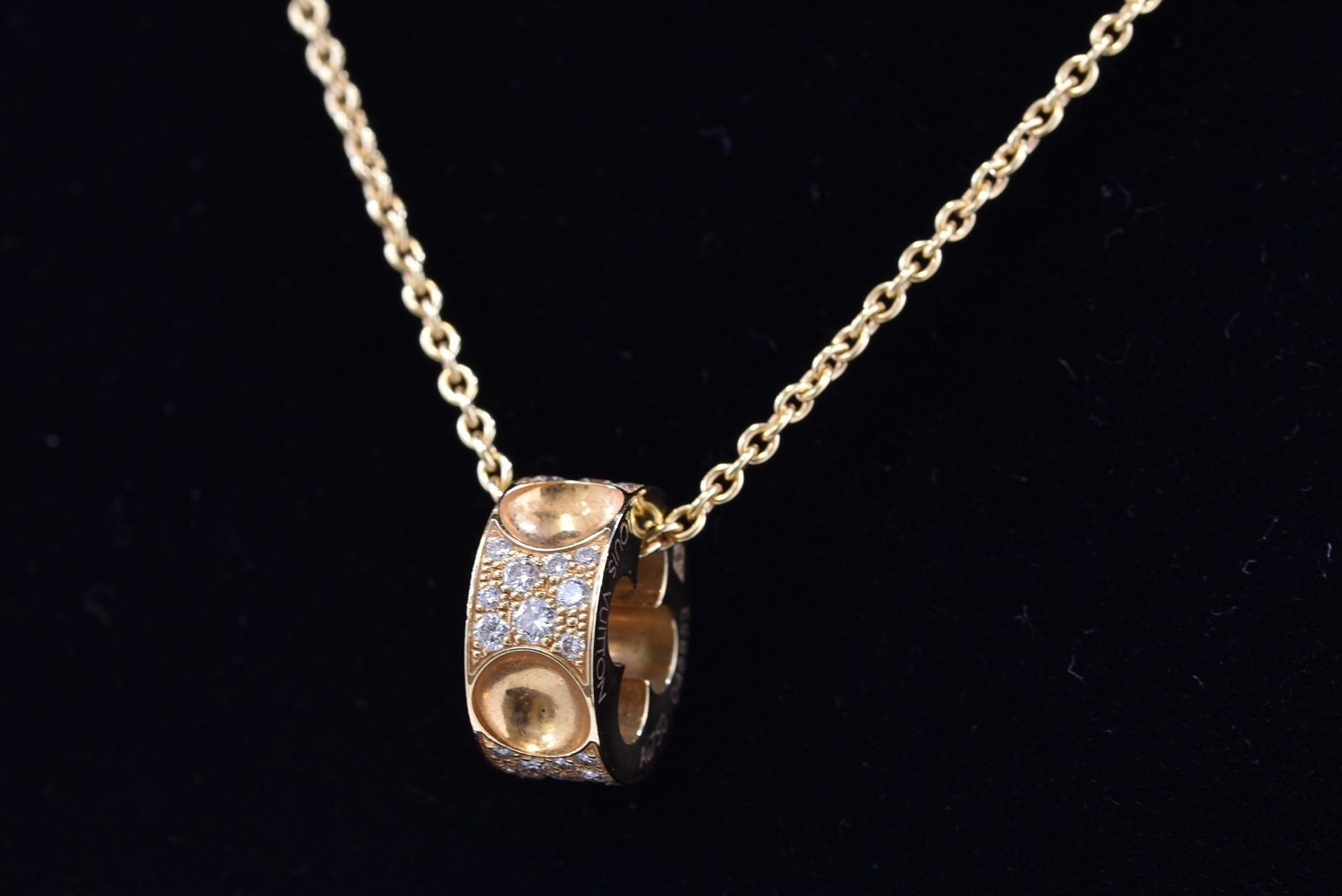 LOUIS VUITTON【ルイヴィトン】 K18YG パンダンティフアンプラント ネックレス 画像1