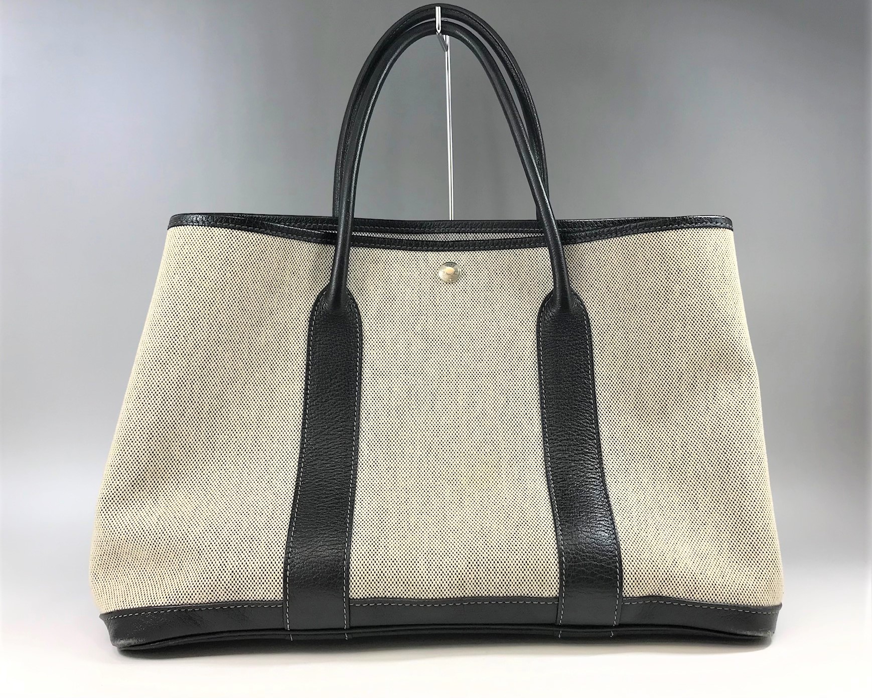 Hermès【エルメス】ガーデンパーティー キャンバス トートバッグ 画像1