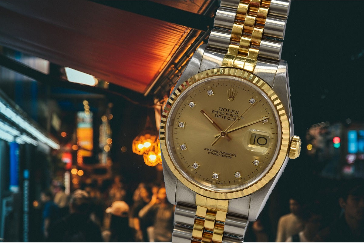 ROLEX【ロレックス】16233G デイトジャスト 旧ダイヤ旧ジョイント 画像1