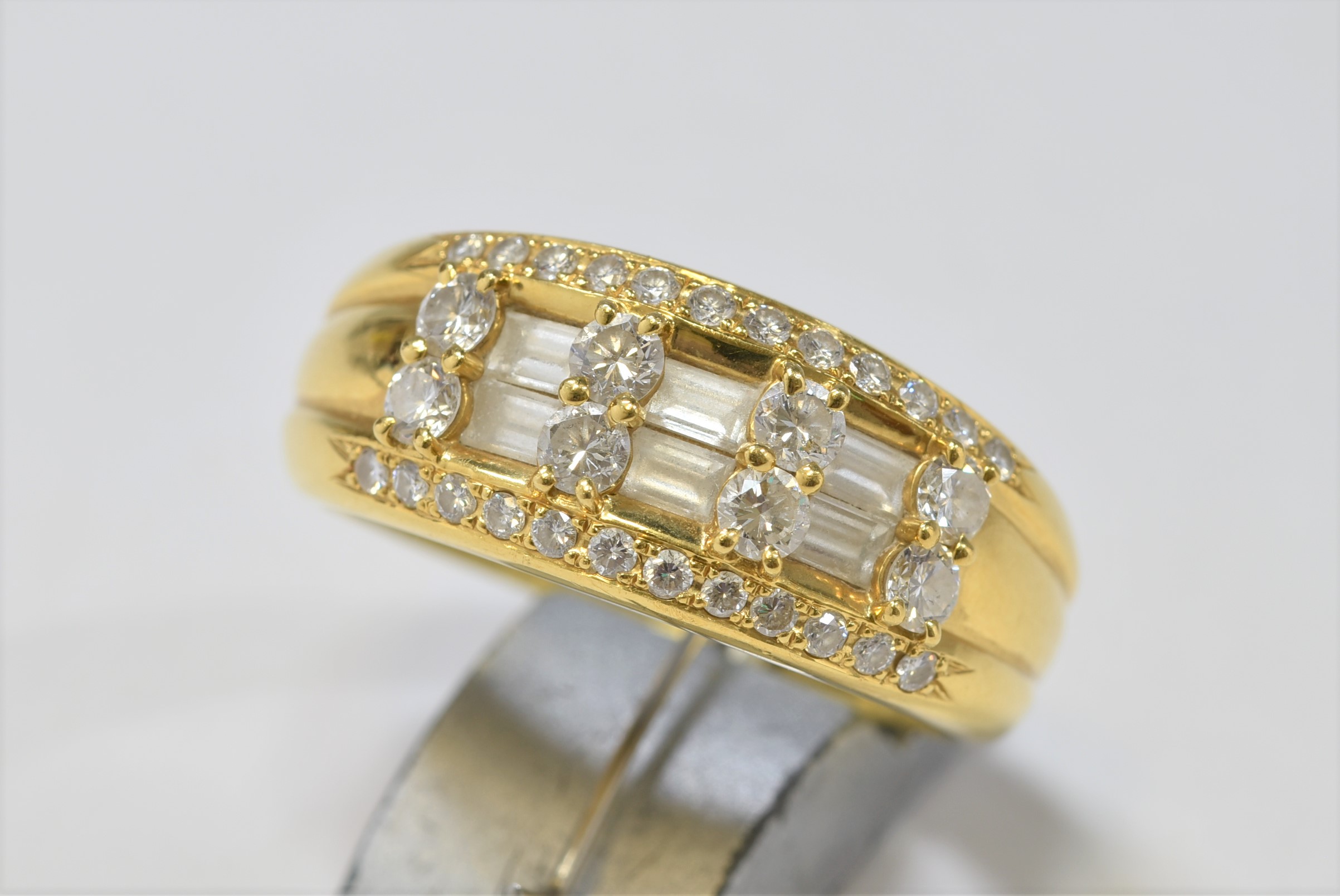 K18 18金 ダイヤモンド 指輪 画像1